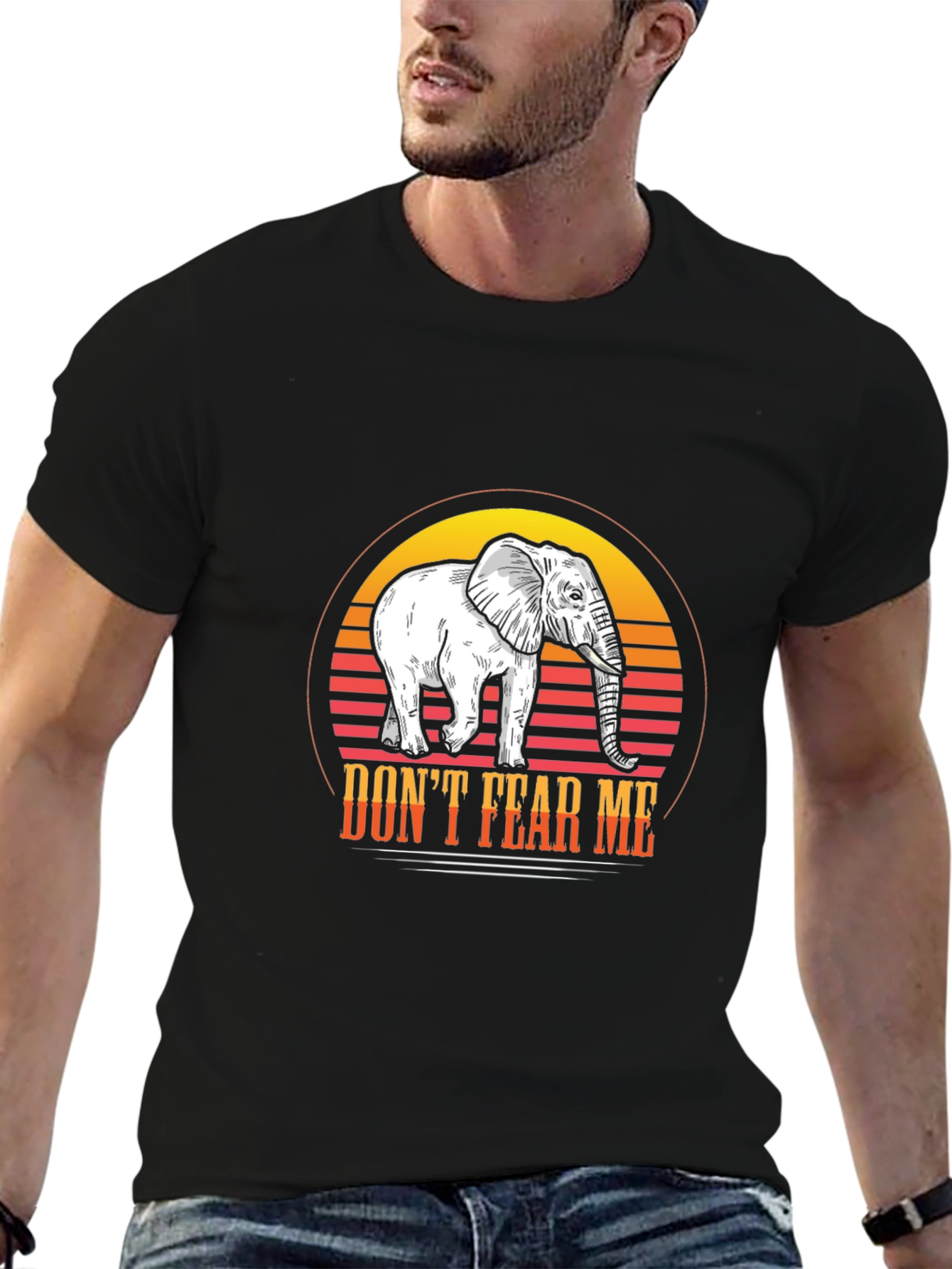 Dont Fear Me Elephant Graphic Tee