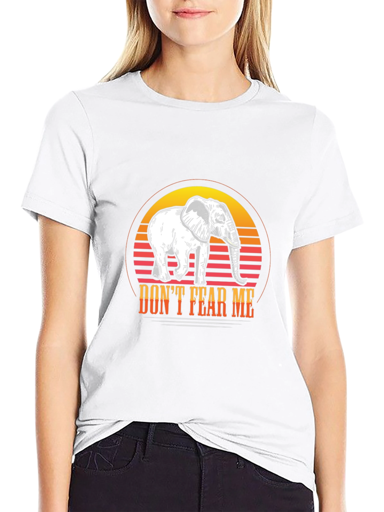 Dont Fear Me Elephant Graphic Tee