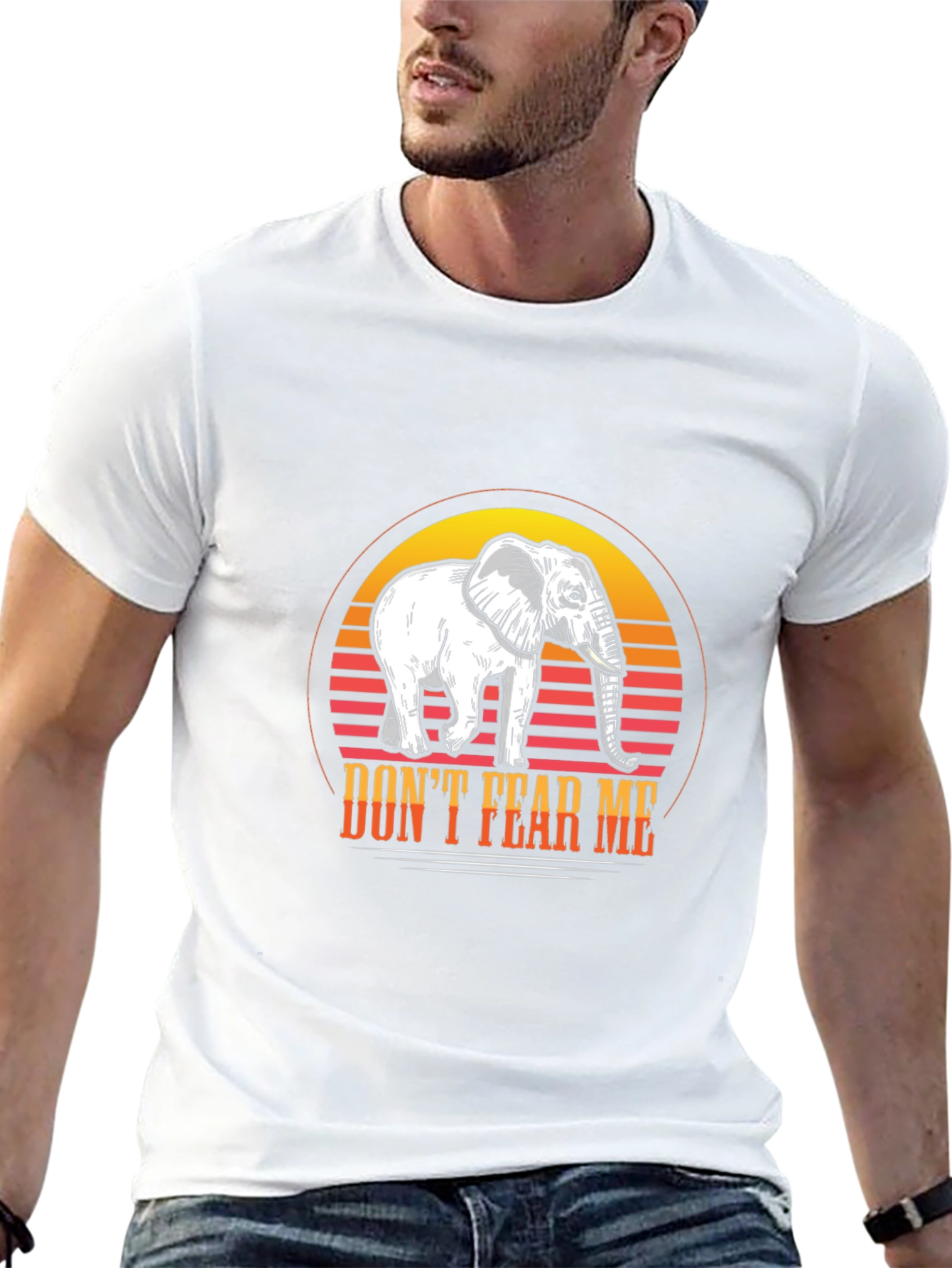 Dont Fear Me Elephant Graphic Tee