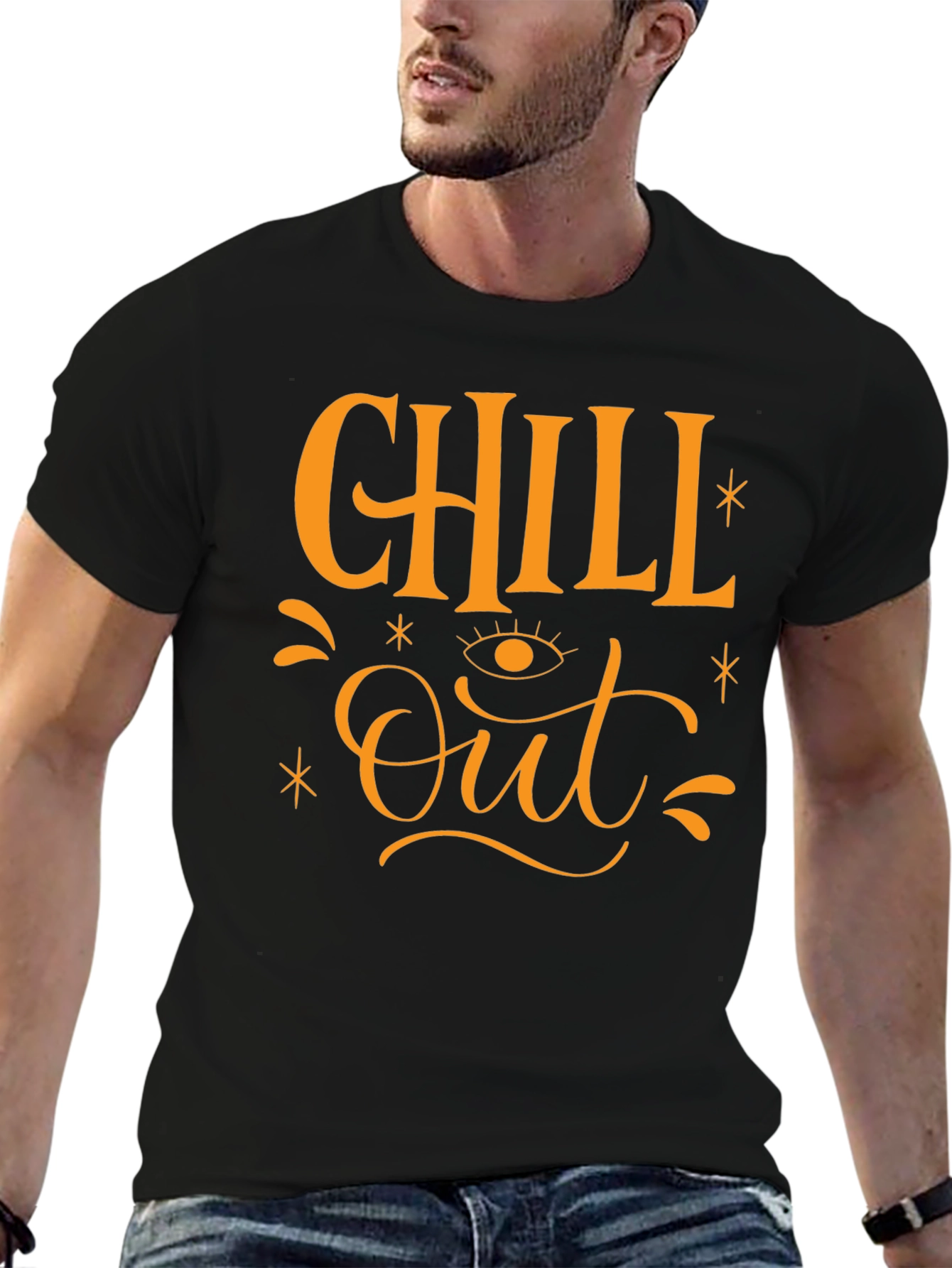 Chill Out Graphic Tee - Relaxed Comfort