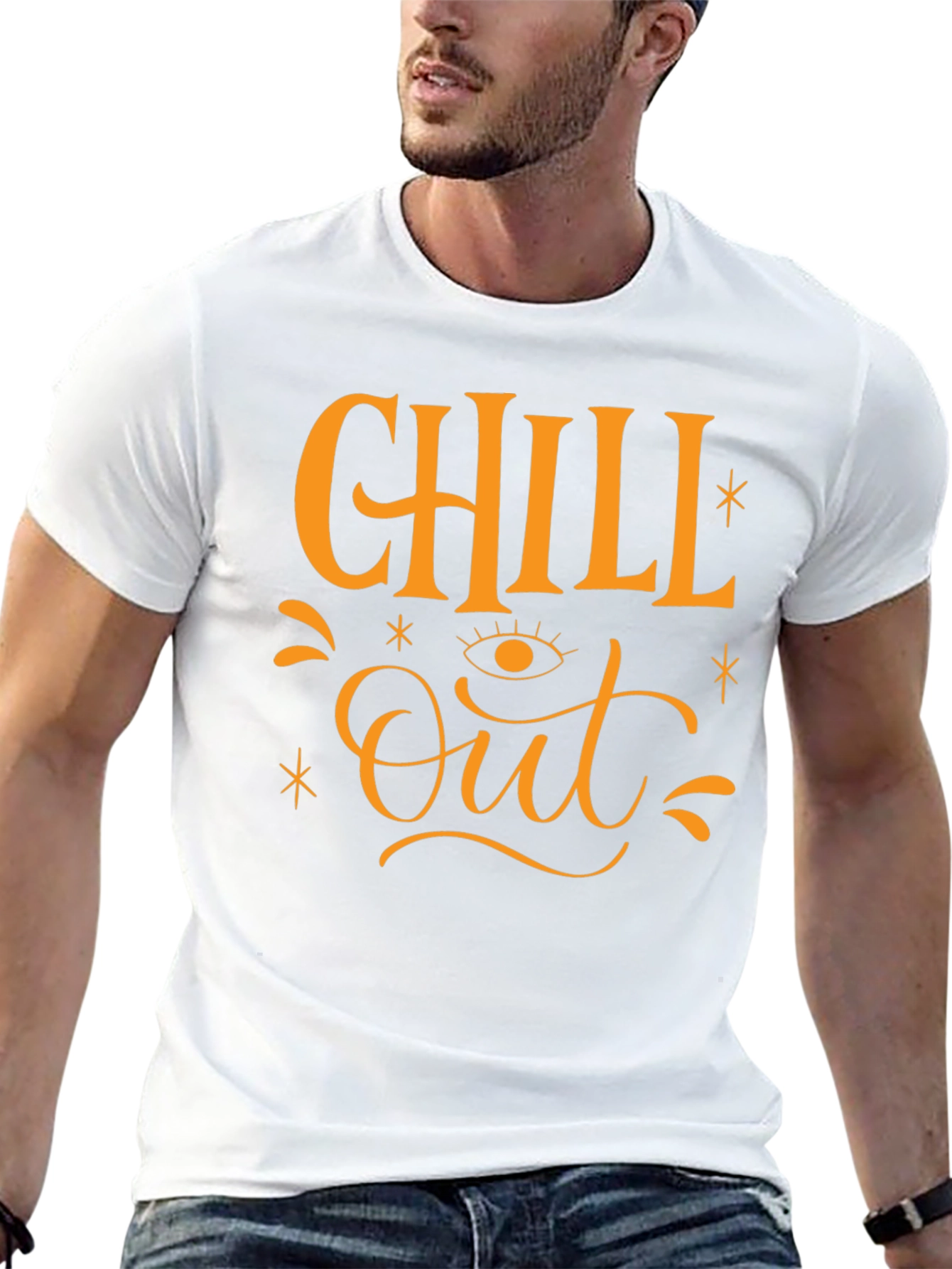 Chill Out Graphic Tee - Relaxed Comfort