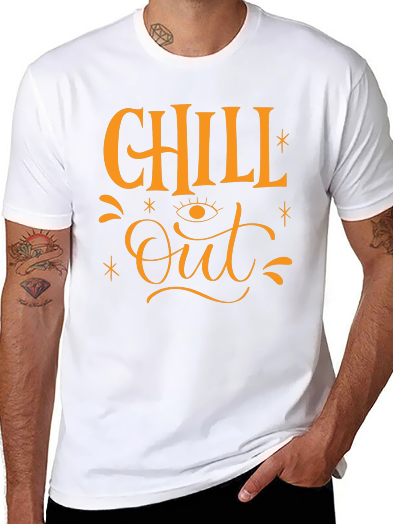 Chill Out Graphic Tee - Relaxed Comfort