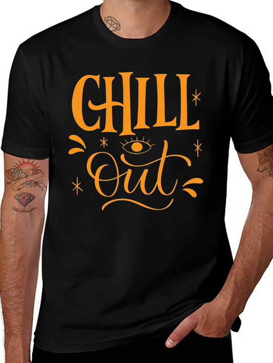 Chill Out Graphic Tee - Relaxed Comfort