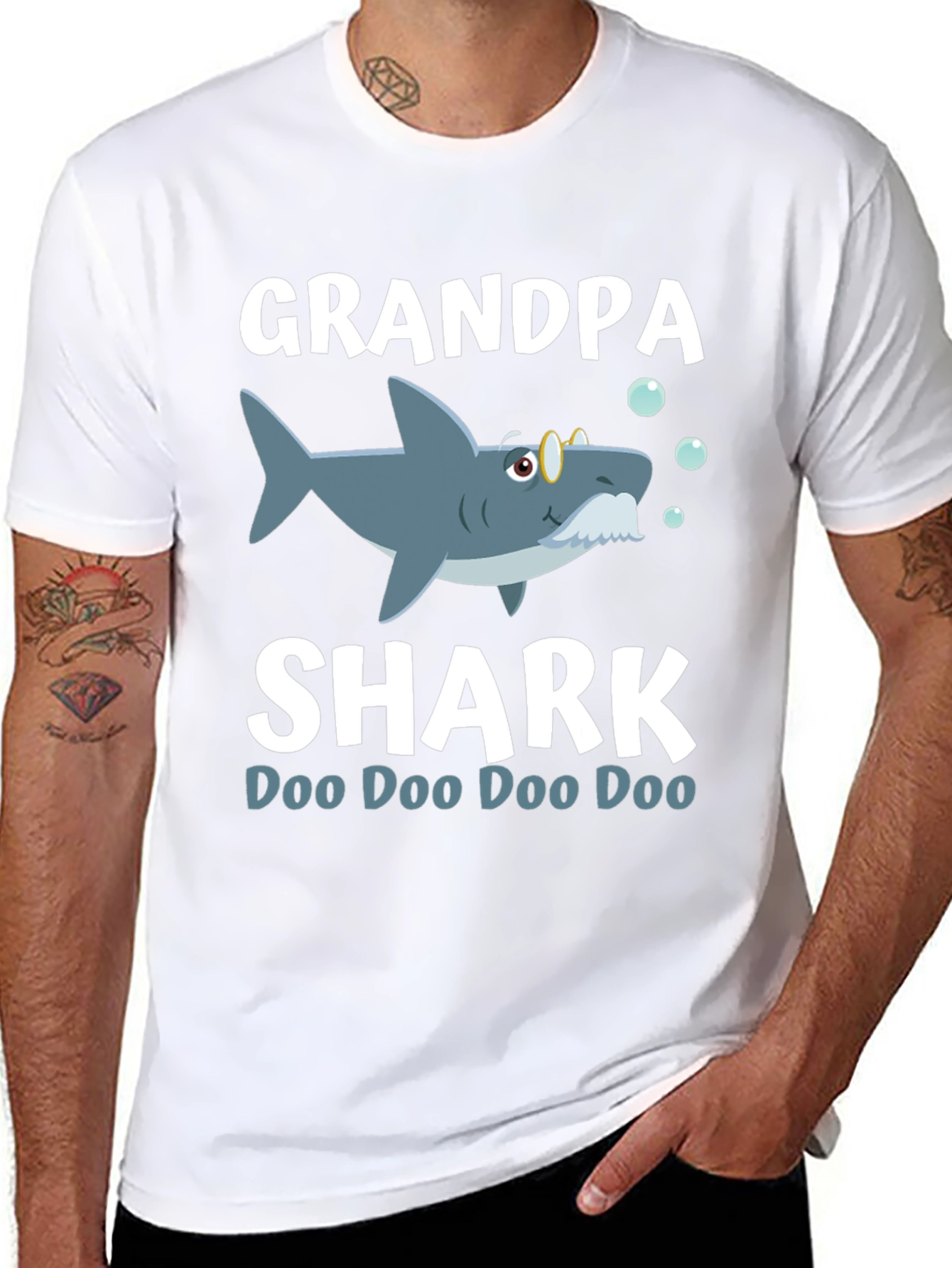 Grandpa Shark Doo Doo Doo T-Shirt