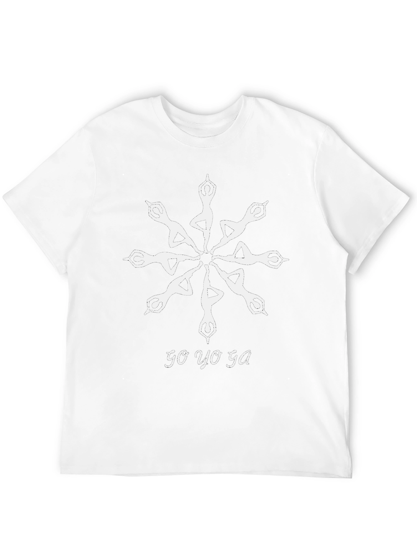 Go Yoga T-Shirt - Mandala Design