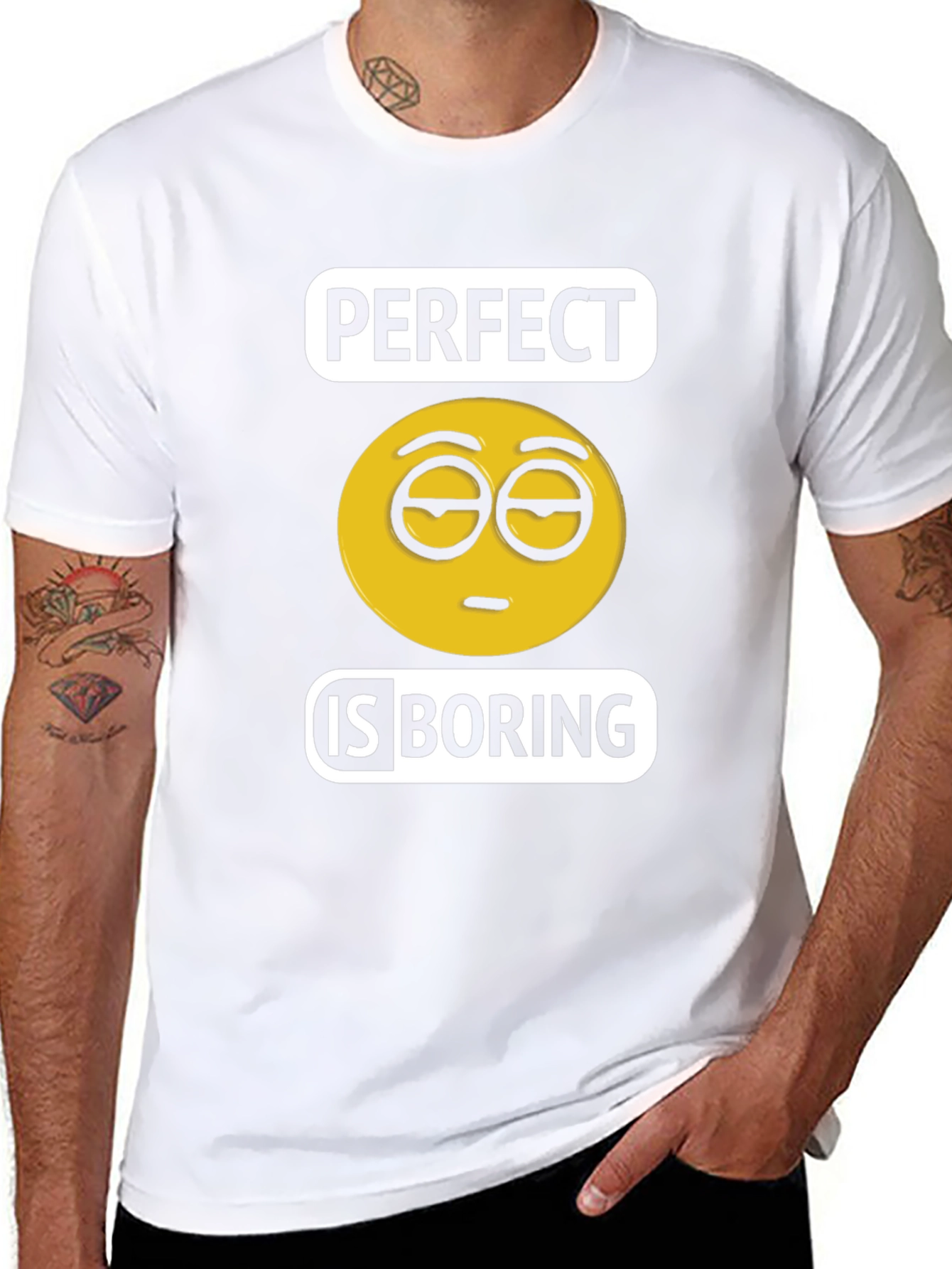 Perfect is Boring T-Shirt - Unisex Cotton Tee