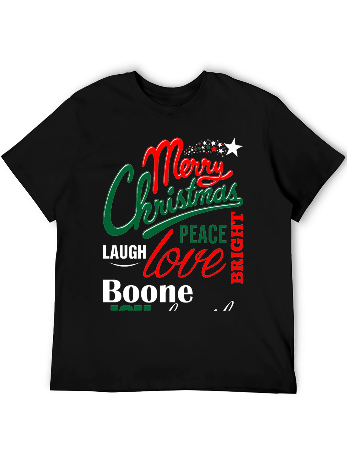 Merry Christmas Boone T-Shirt - Holiday Gift Tee