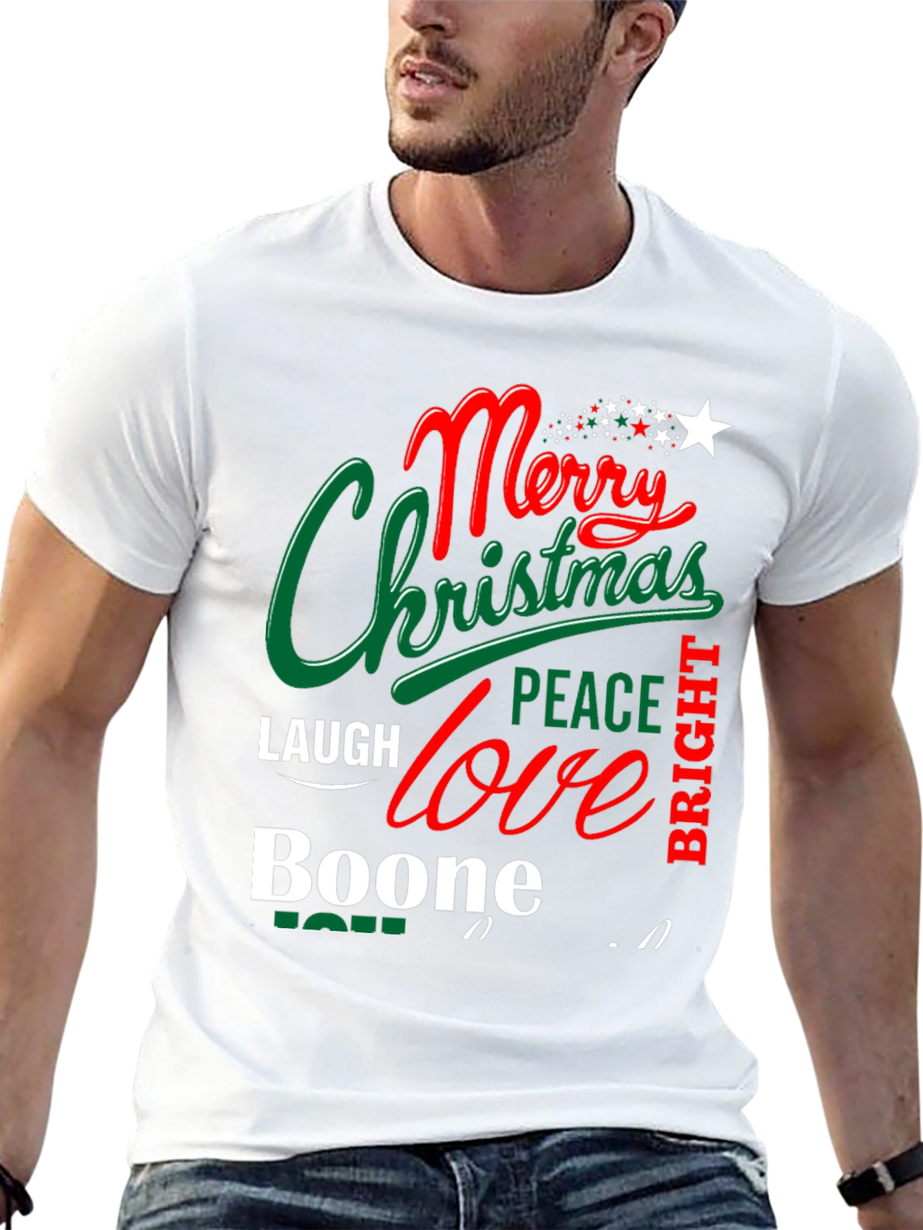 Merry Christmas Boone T-Shirt - Holiday Gift Tee