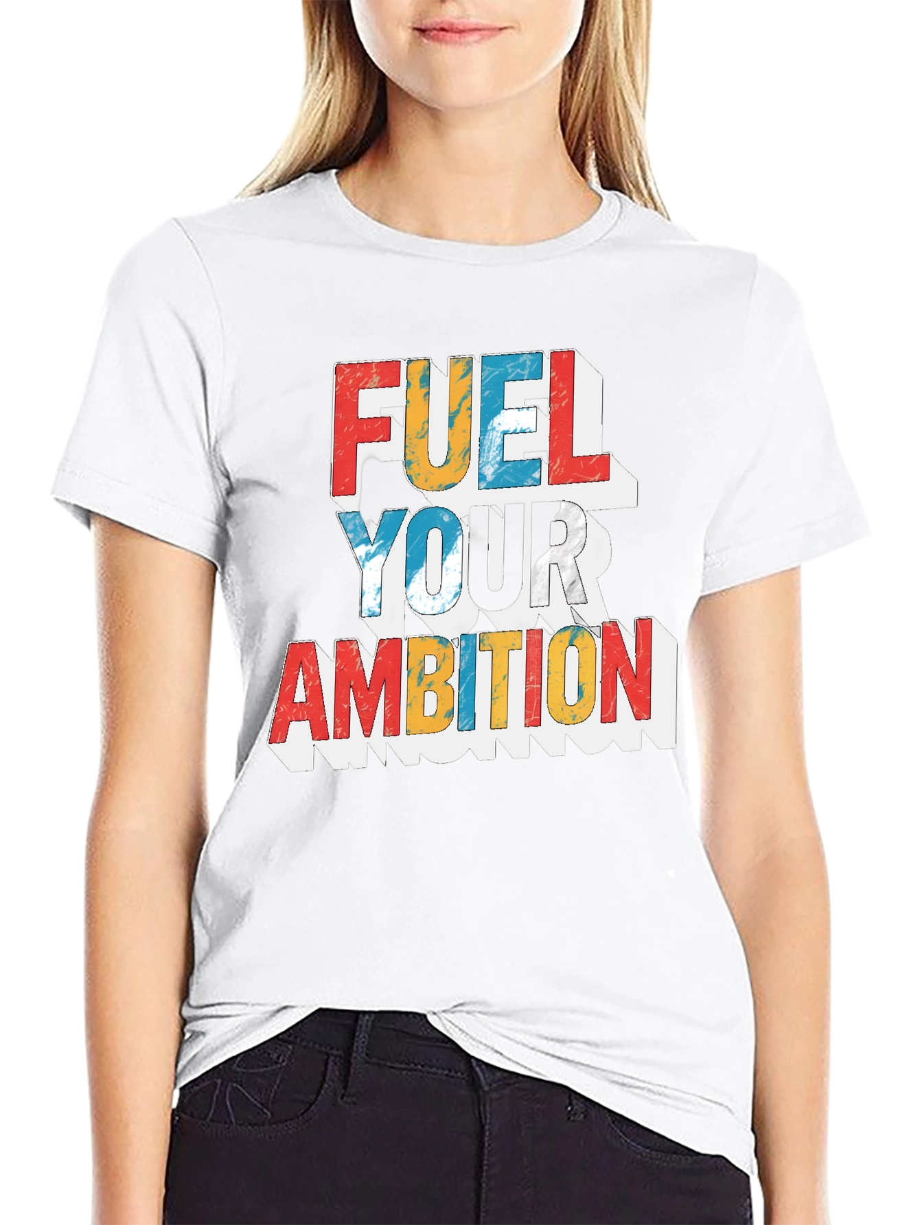 Fuel Your Ambition Graphic Tee - Black