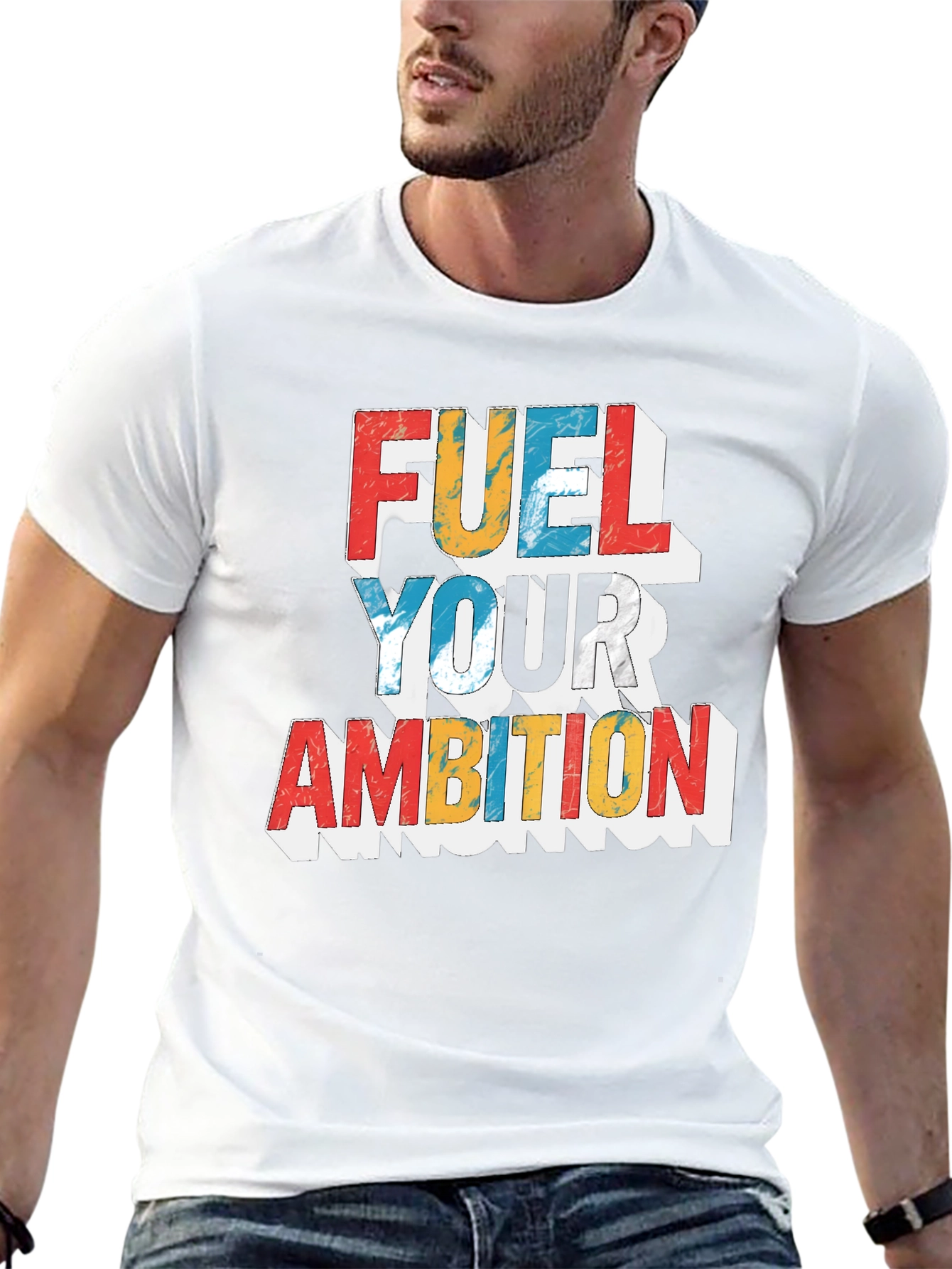 Fuel Your Ambition Graphic Tee - Black