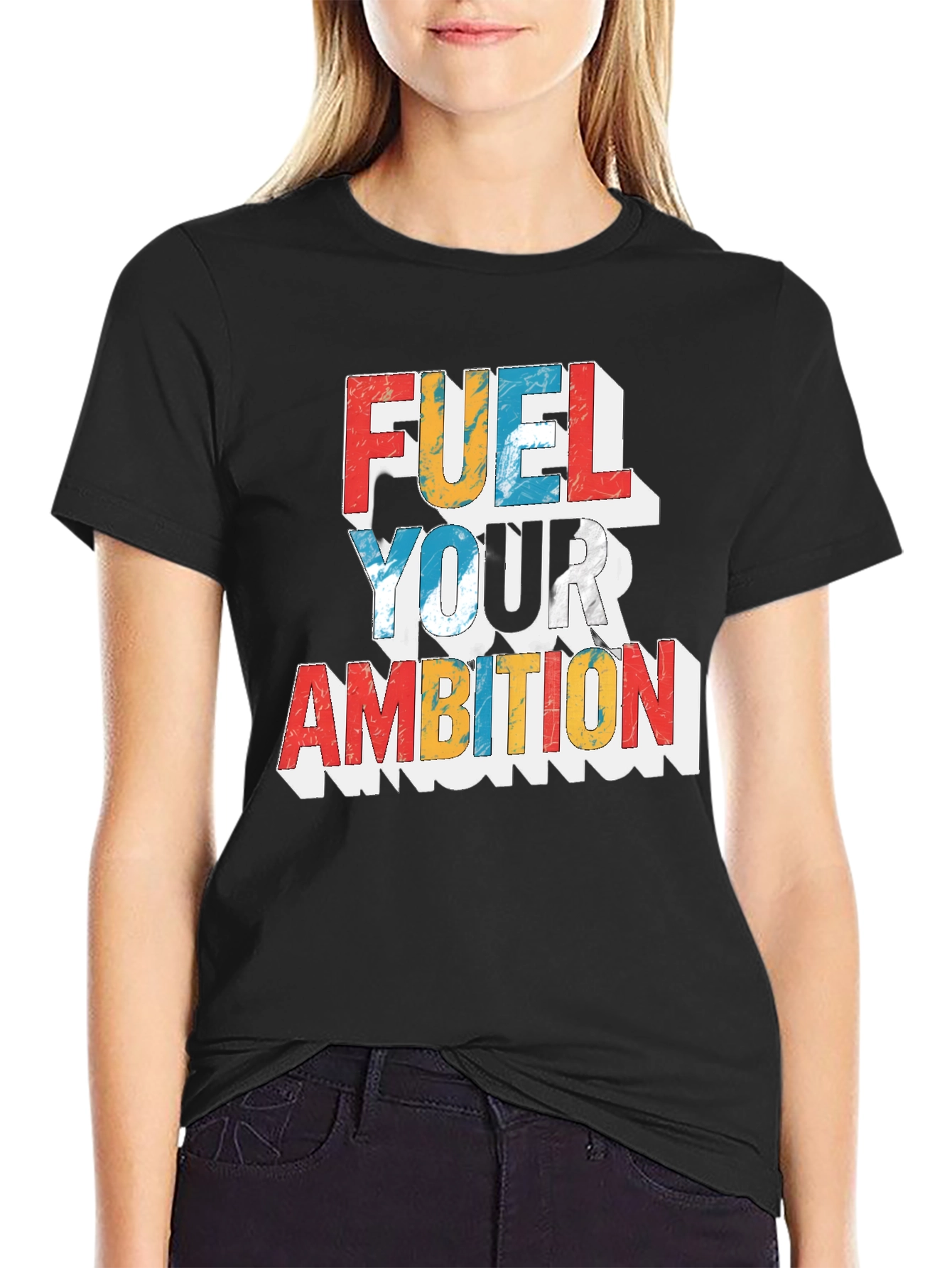 Fuel Your Ambition Graphic Tee - Black