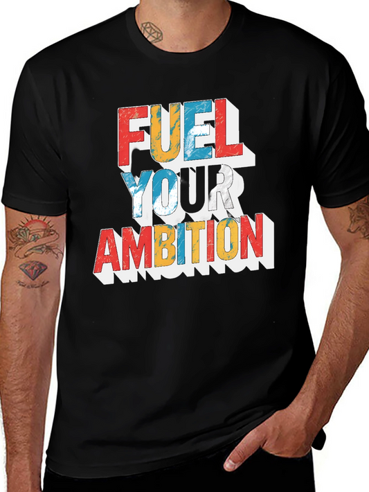 Fuel Your Ambition Graphic Tee - Black