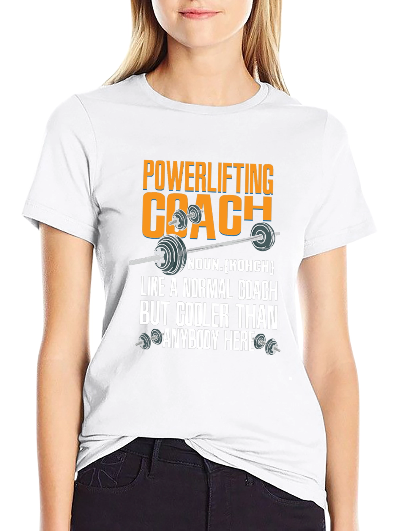 Powerlifting Coach T-Shirt - Cool Fitness Apparel