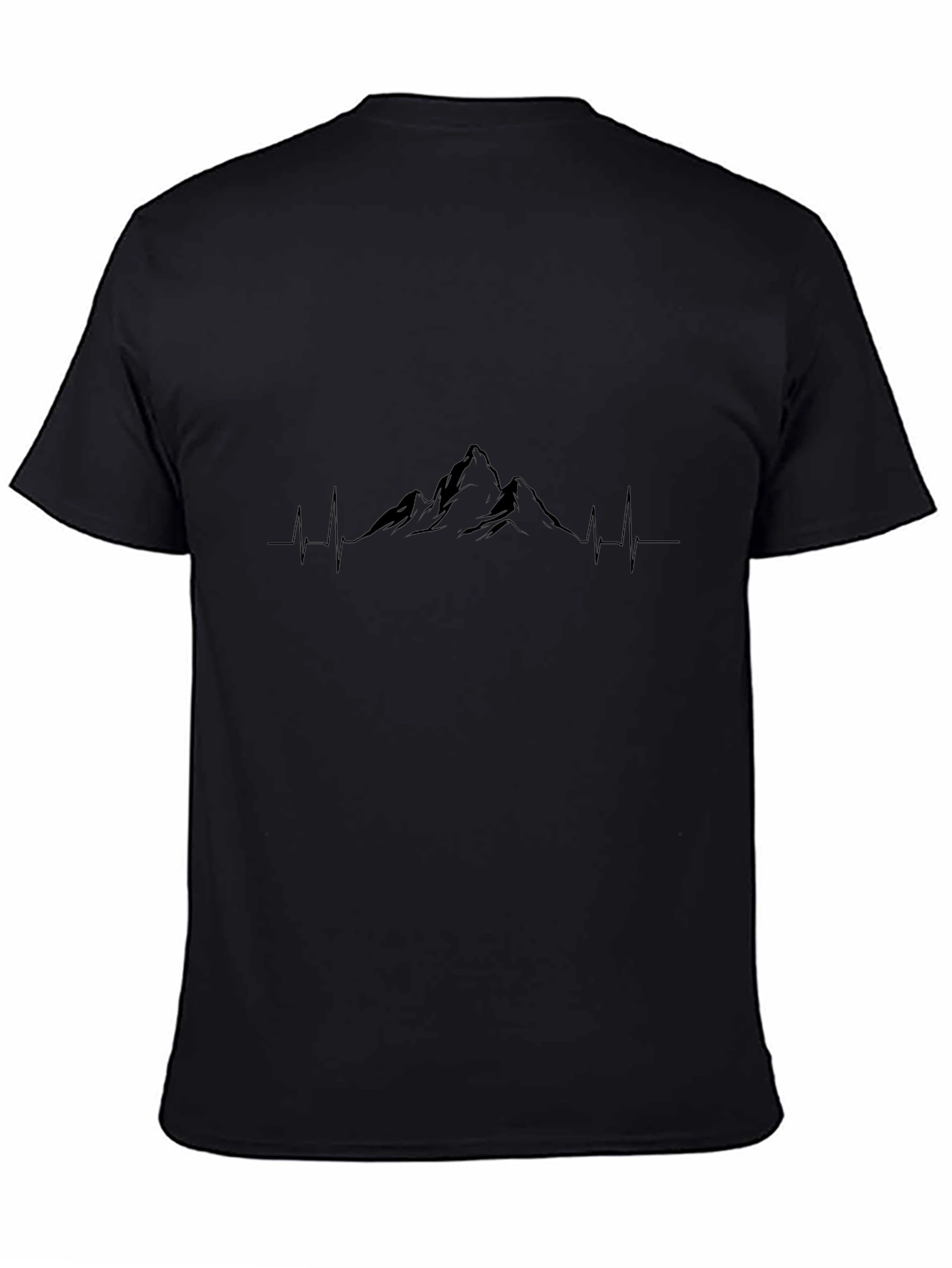 Mountain Peak Heartbeat T-Shirt - Nature Lover Tee