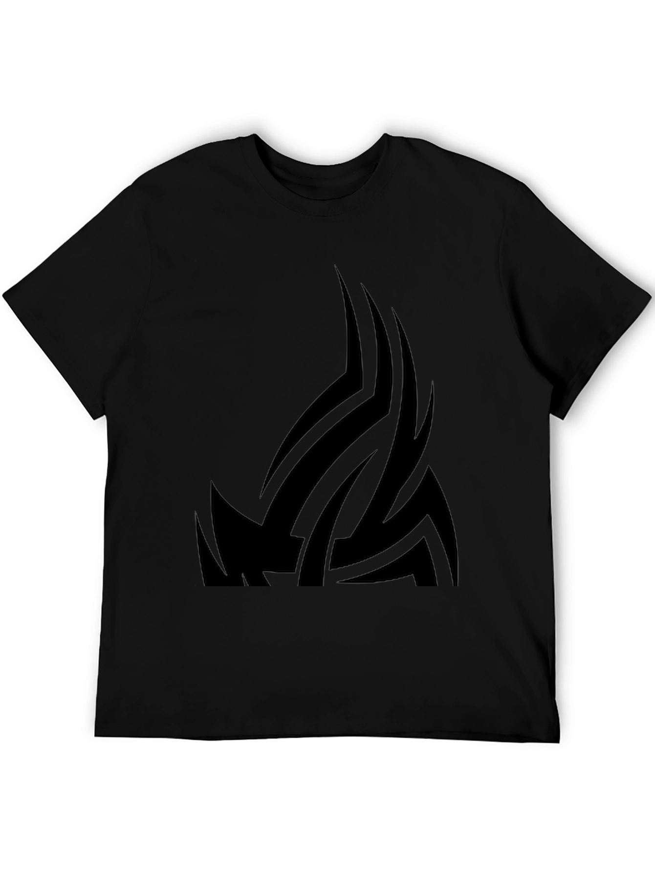 Tribal Design Black T-Shirt