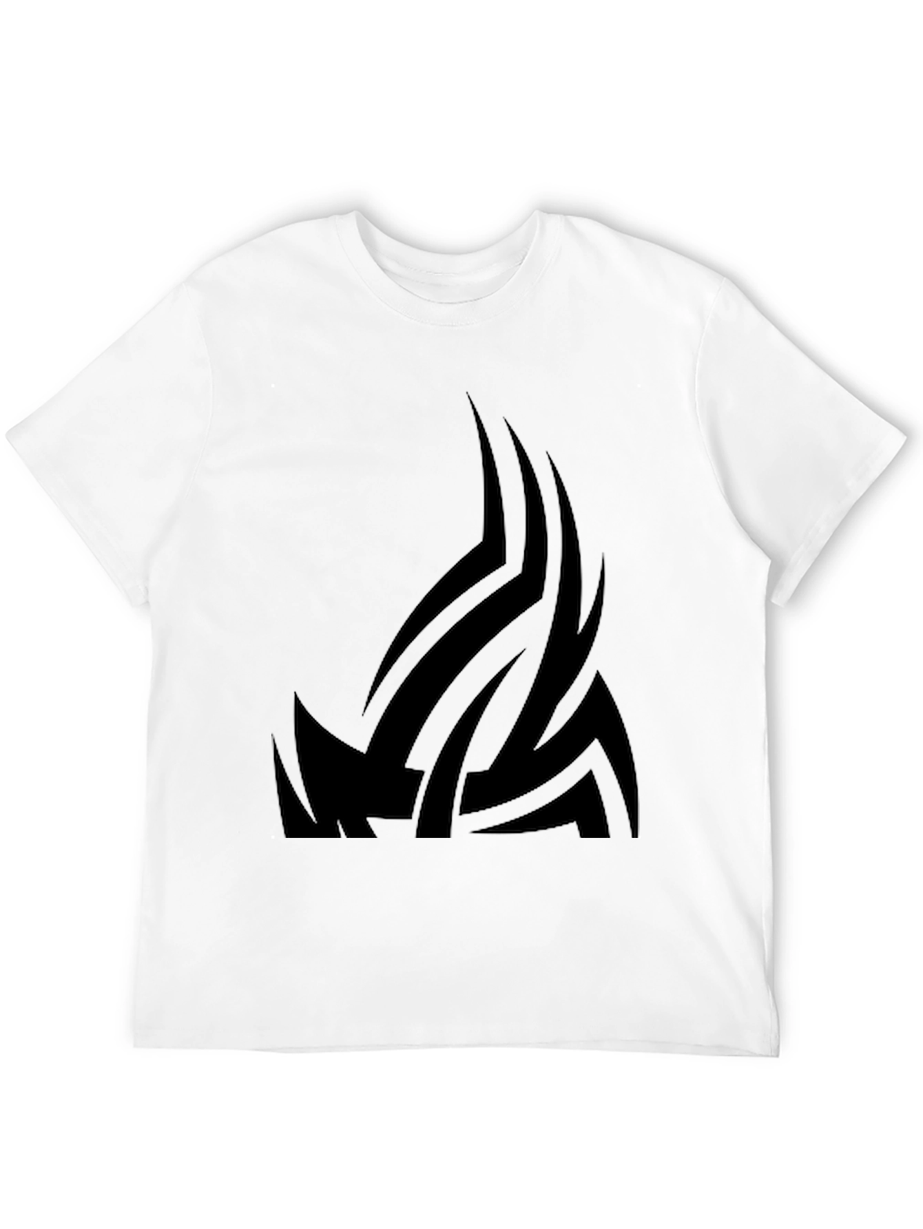 Tribal Design Black T-Shirt