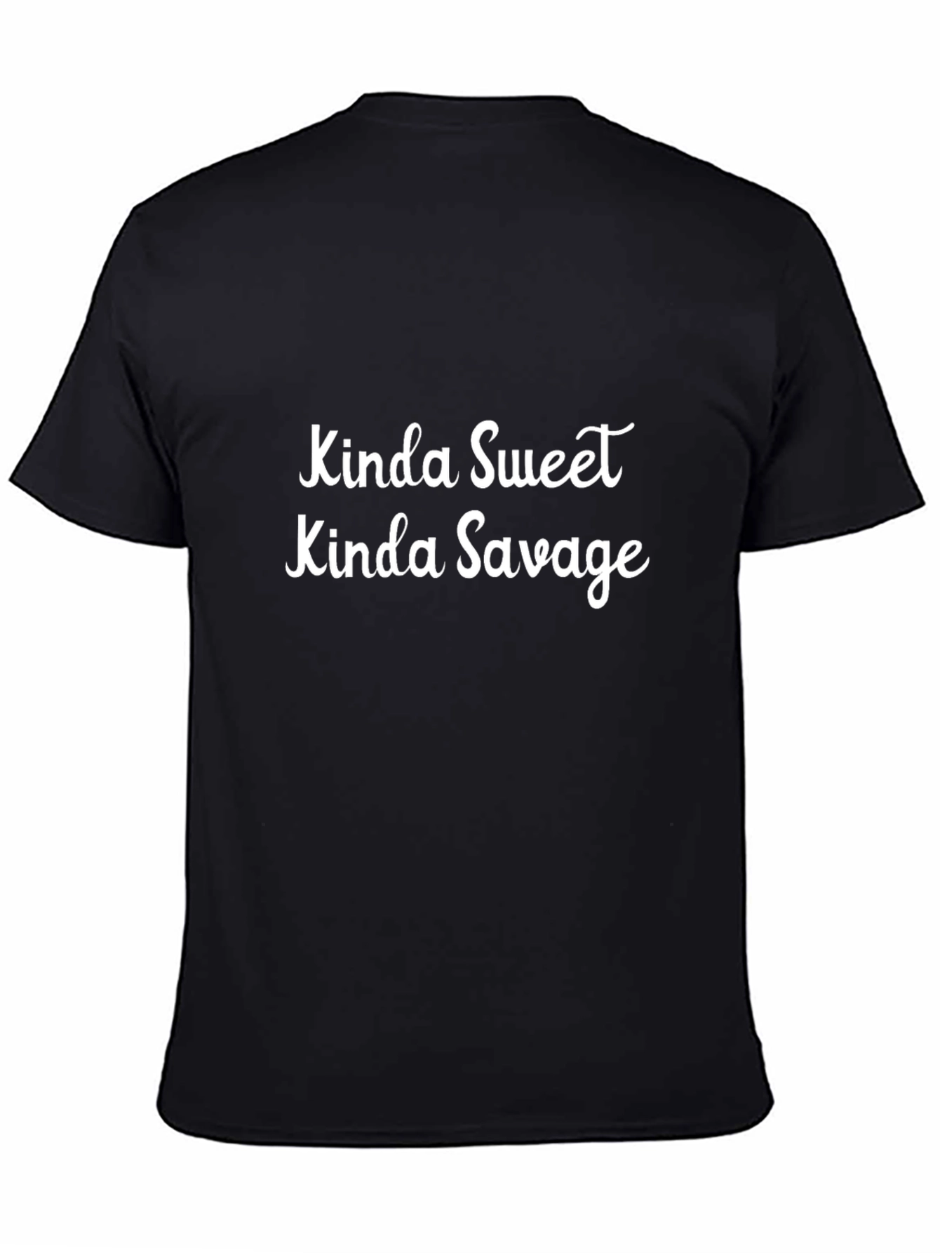Kinda Sweet Kinda Savage Black Graphic Tee