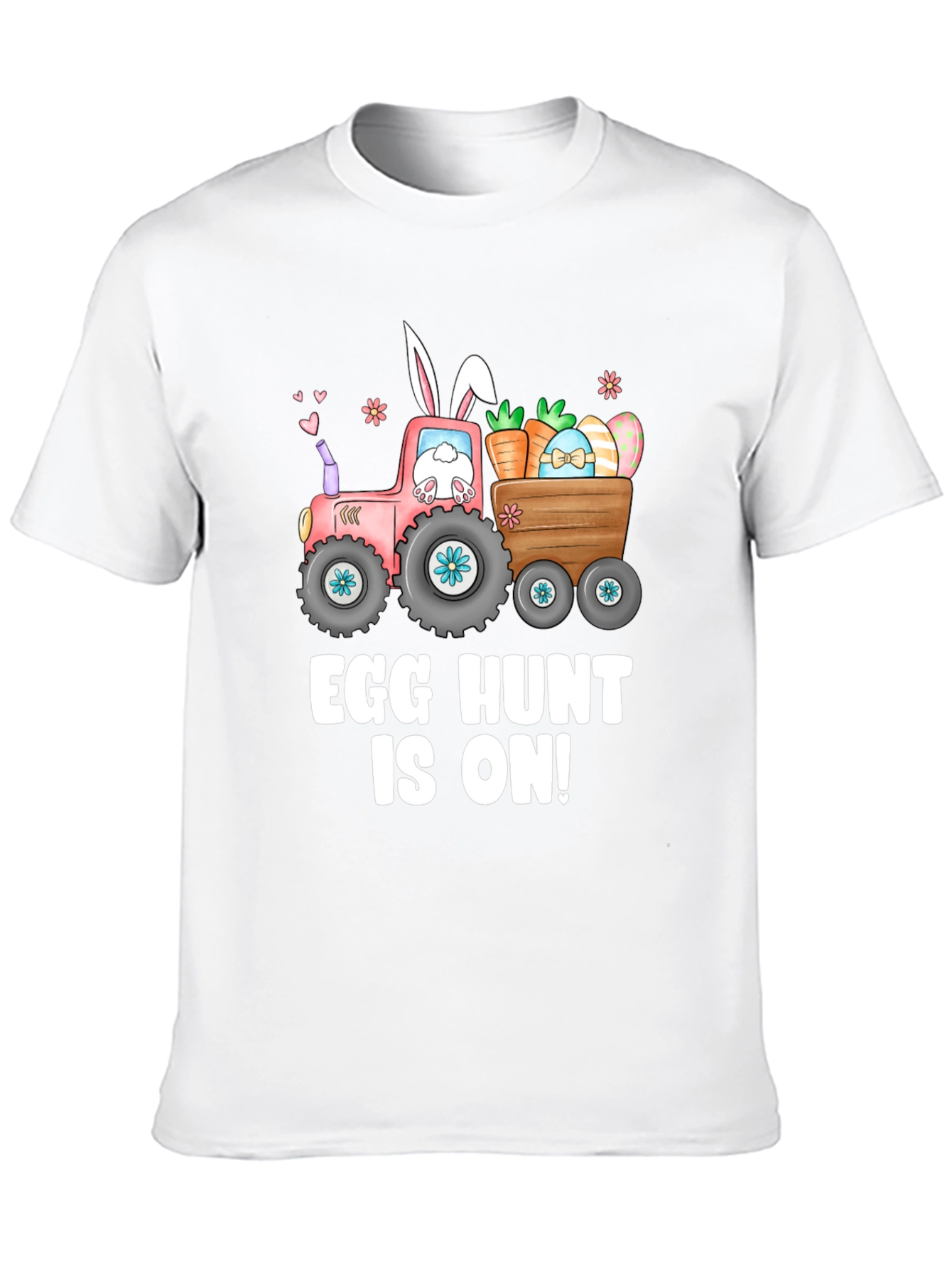 Egg Hunt is On! Easter Bunny Tractor Tee