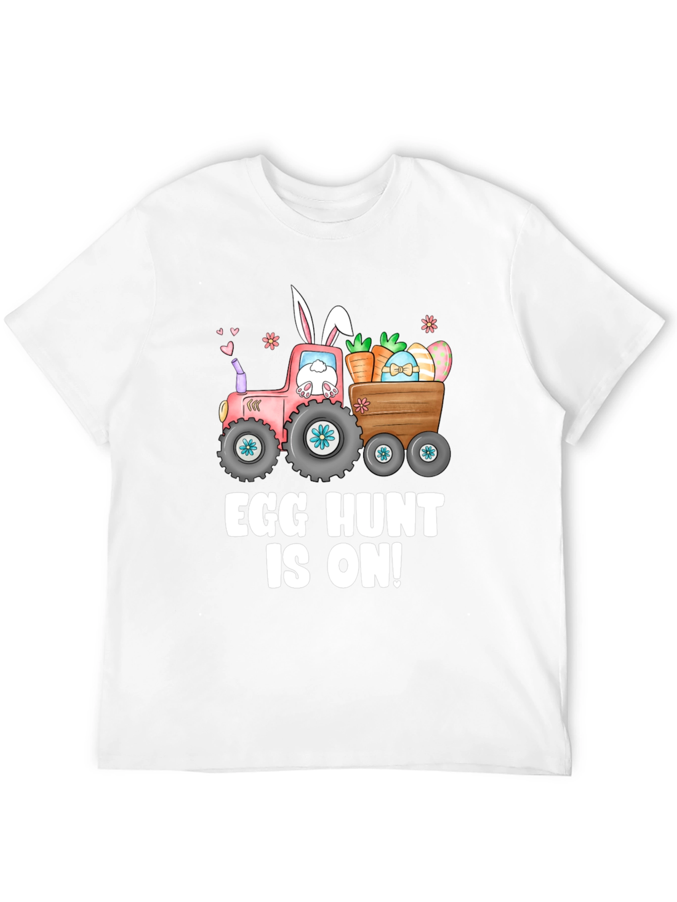 Egg Hunt is On! Easter Bunny Tractor Tee