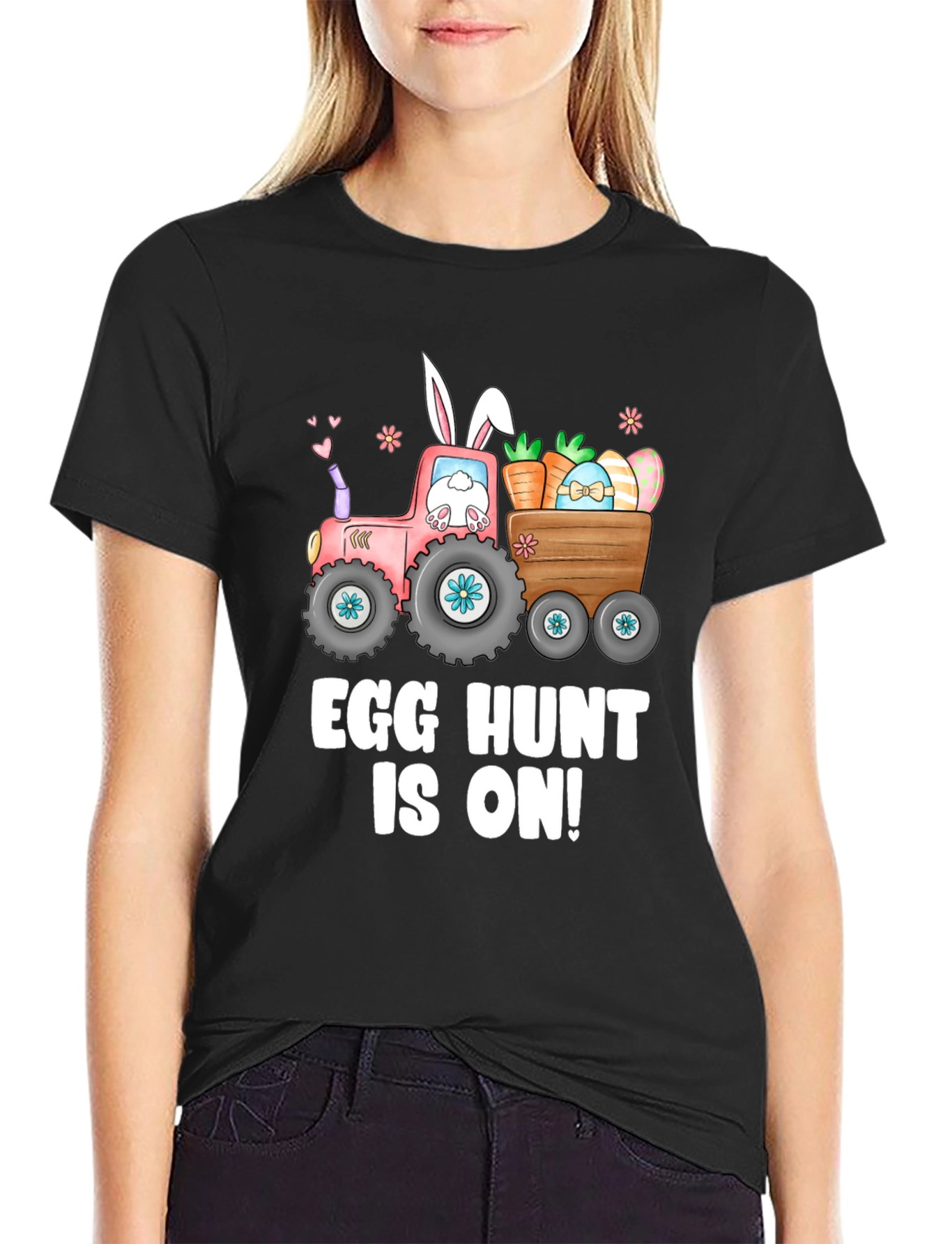 Egg Hunt is On! Easter Bunny Tractor Tee