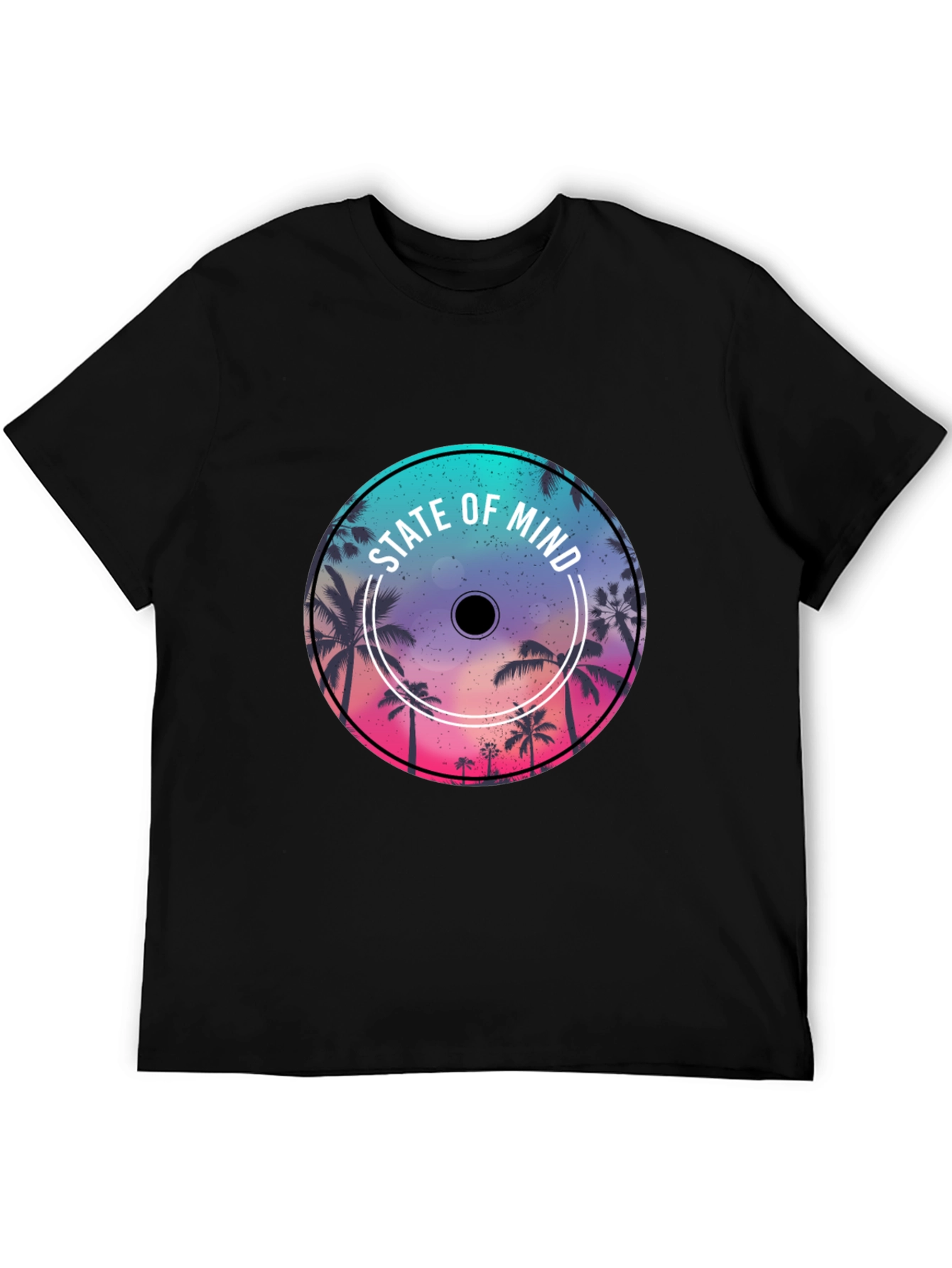 State of Mind Graphic Black T-Shirt