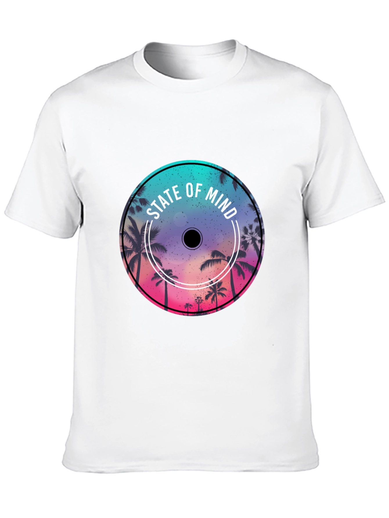 State of Mind Graphic Black T-Shirt