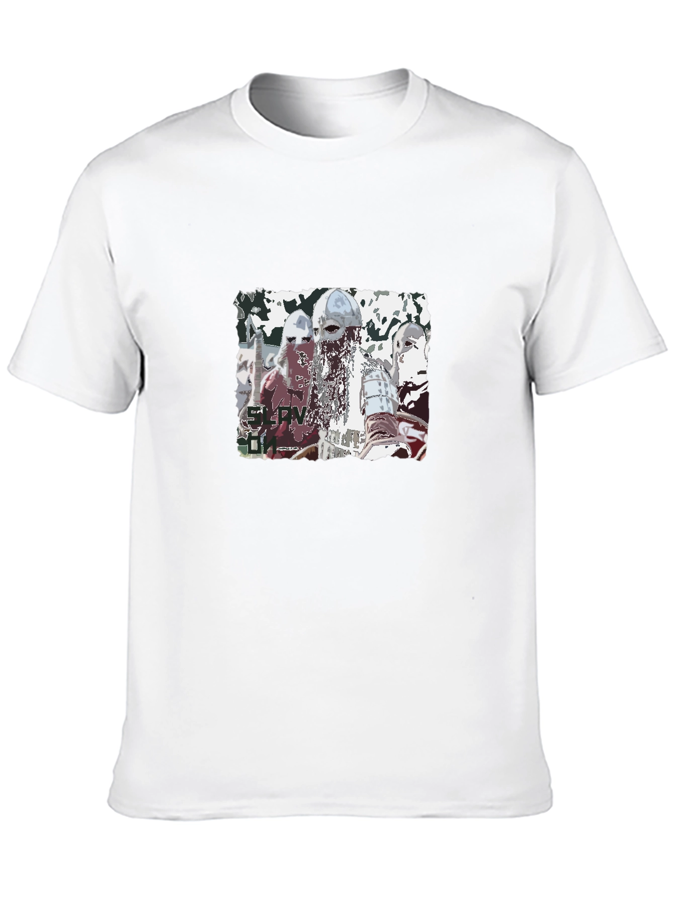 Vikings Graphic T-Shirt Black Casual Tee