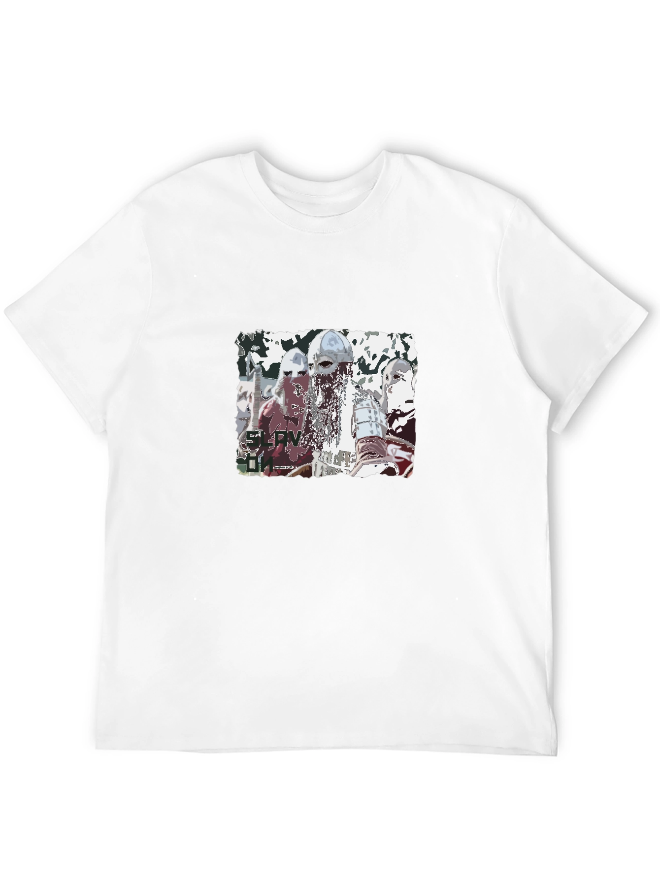 Vikings Graphic T-Shirt Black Casual Tee