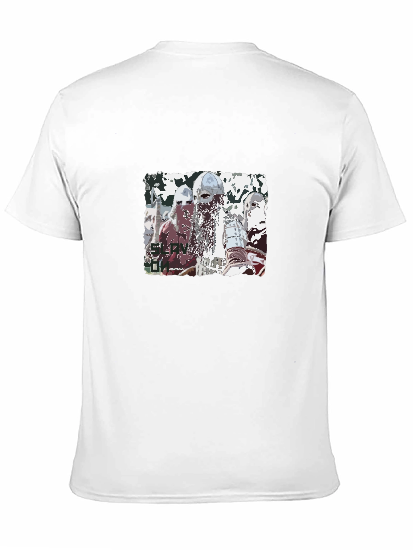 Vikings Graphic T-Shirt Black Casual Tee