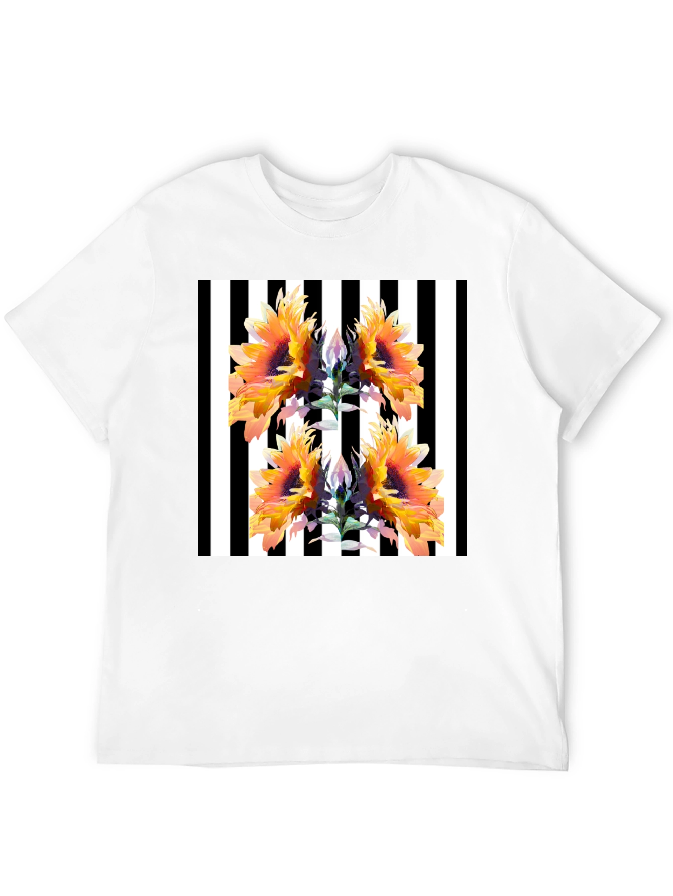 Sunflower Striped Graphic Tee