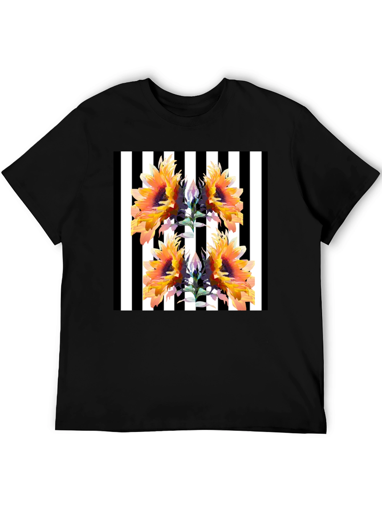 Sunflower Striped Graphic Tee