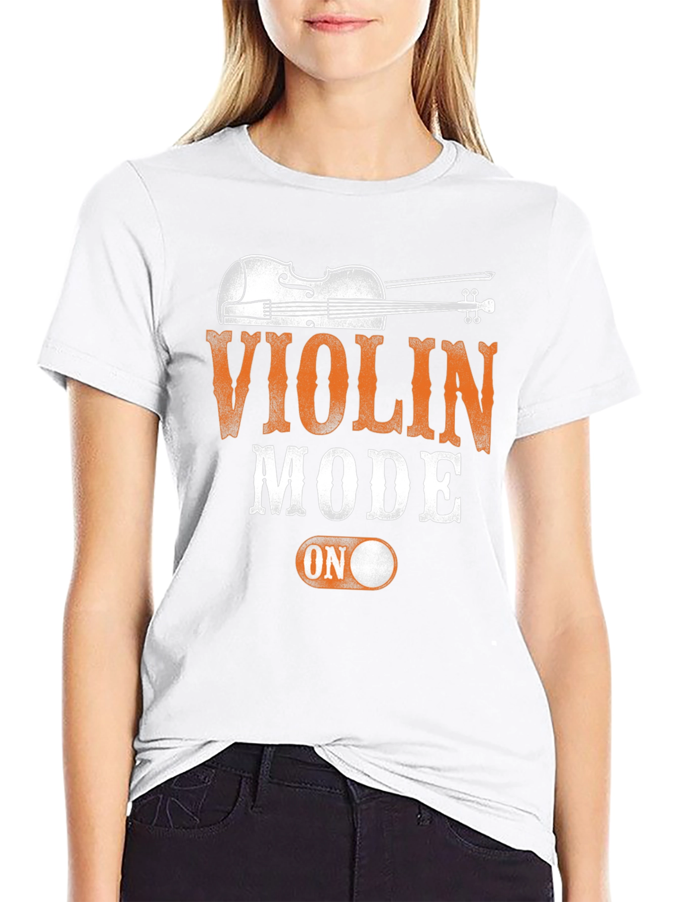 Violin Mode On T-Shirt | Musician Apparel
