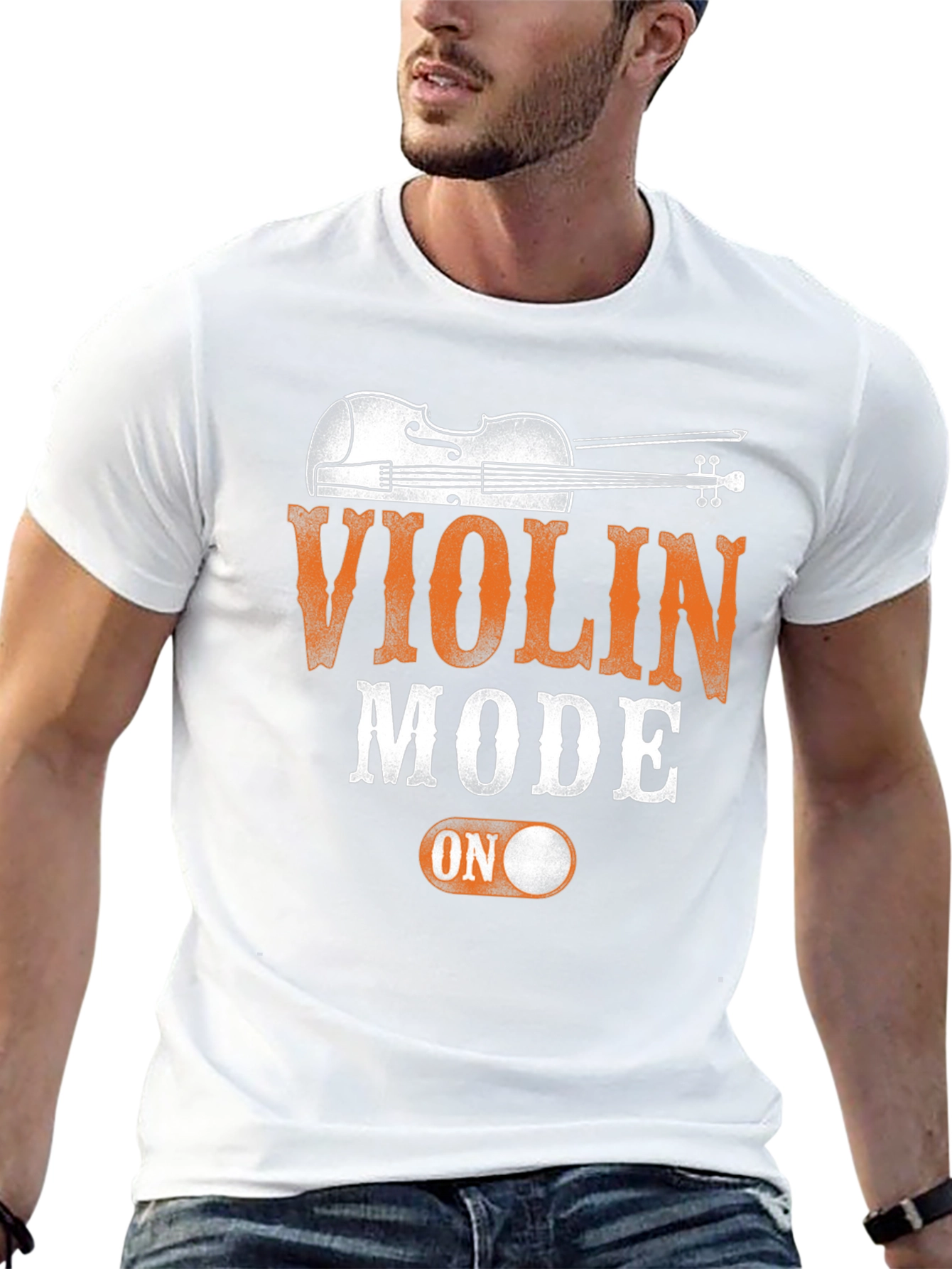Violin Mode On T-Shirt | Musician Apparel
