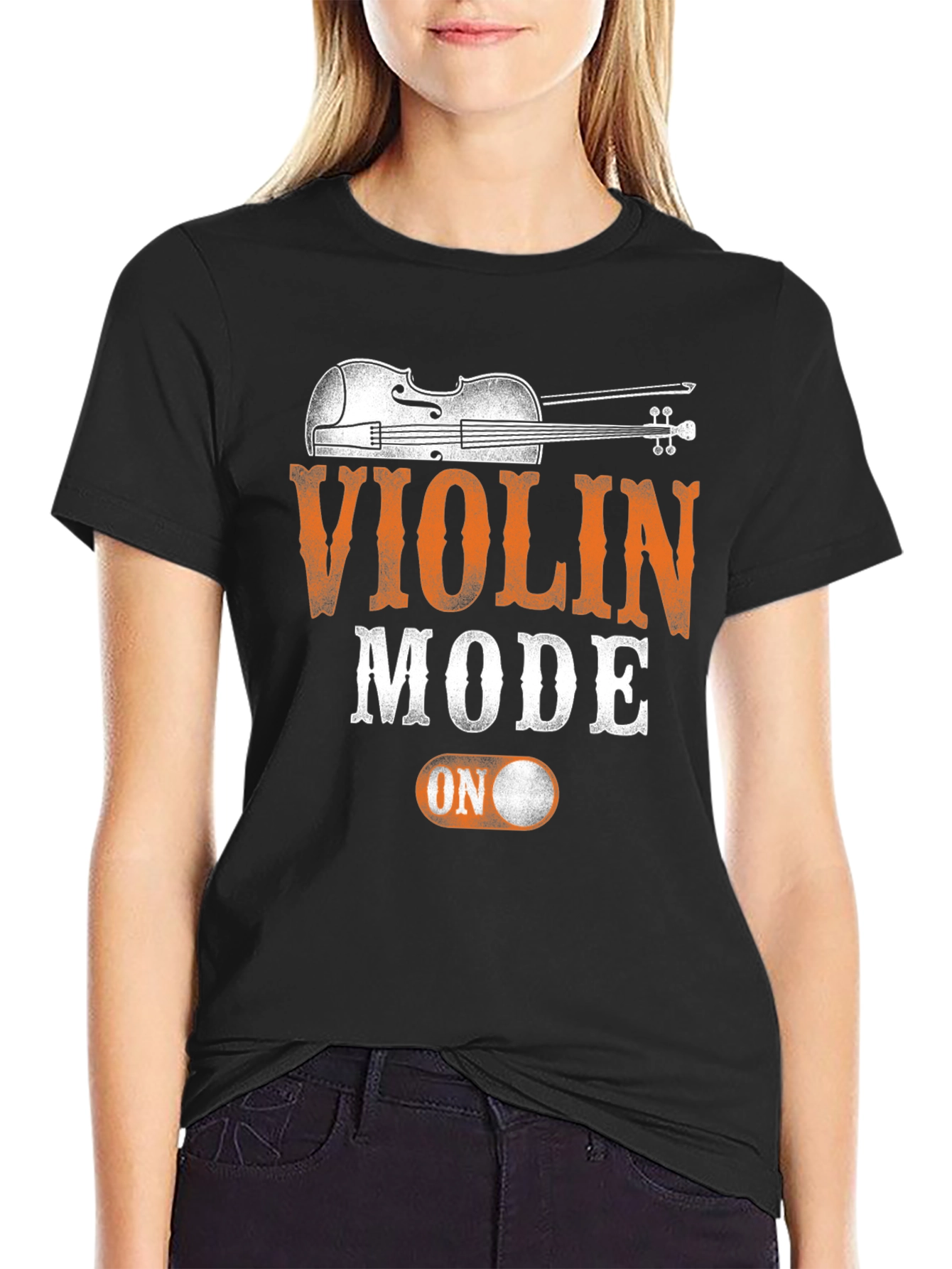 Violin Mode On T-Shirt | Musician Apparel