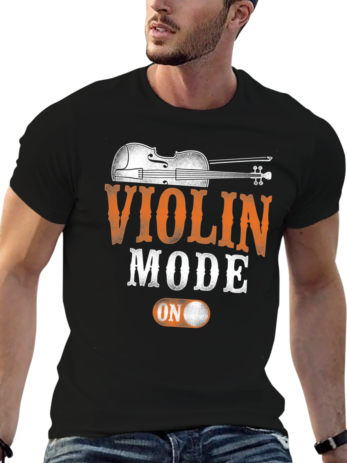 Violin Mode On T-Shirt | Musician Apparel