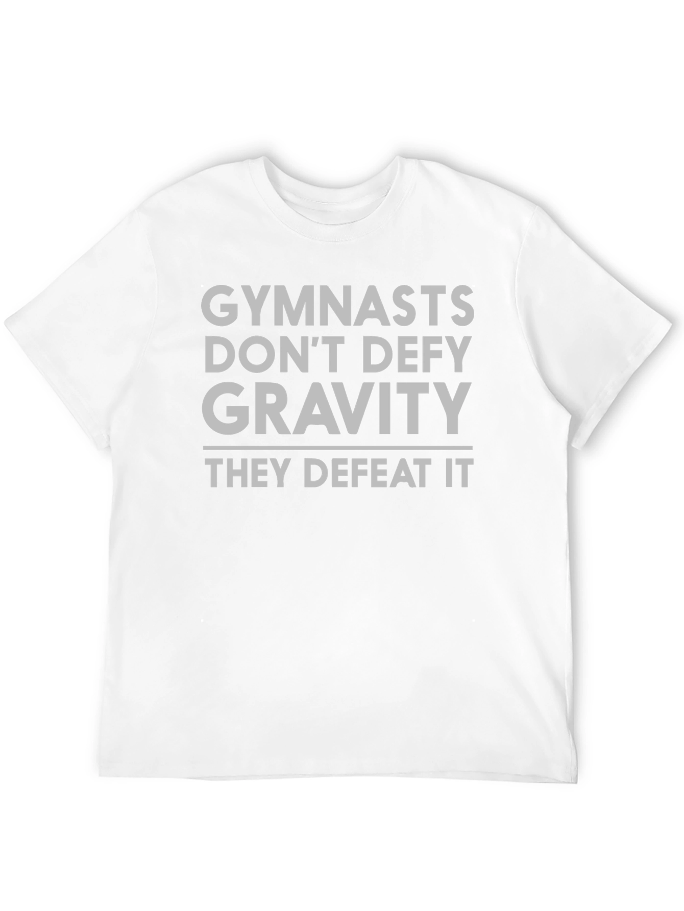 Gymnasts Defeat Gravity Black Graphic Tee