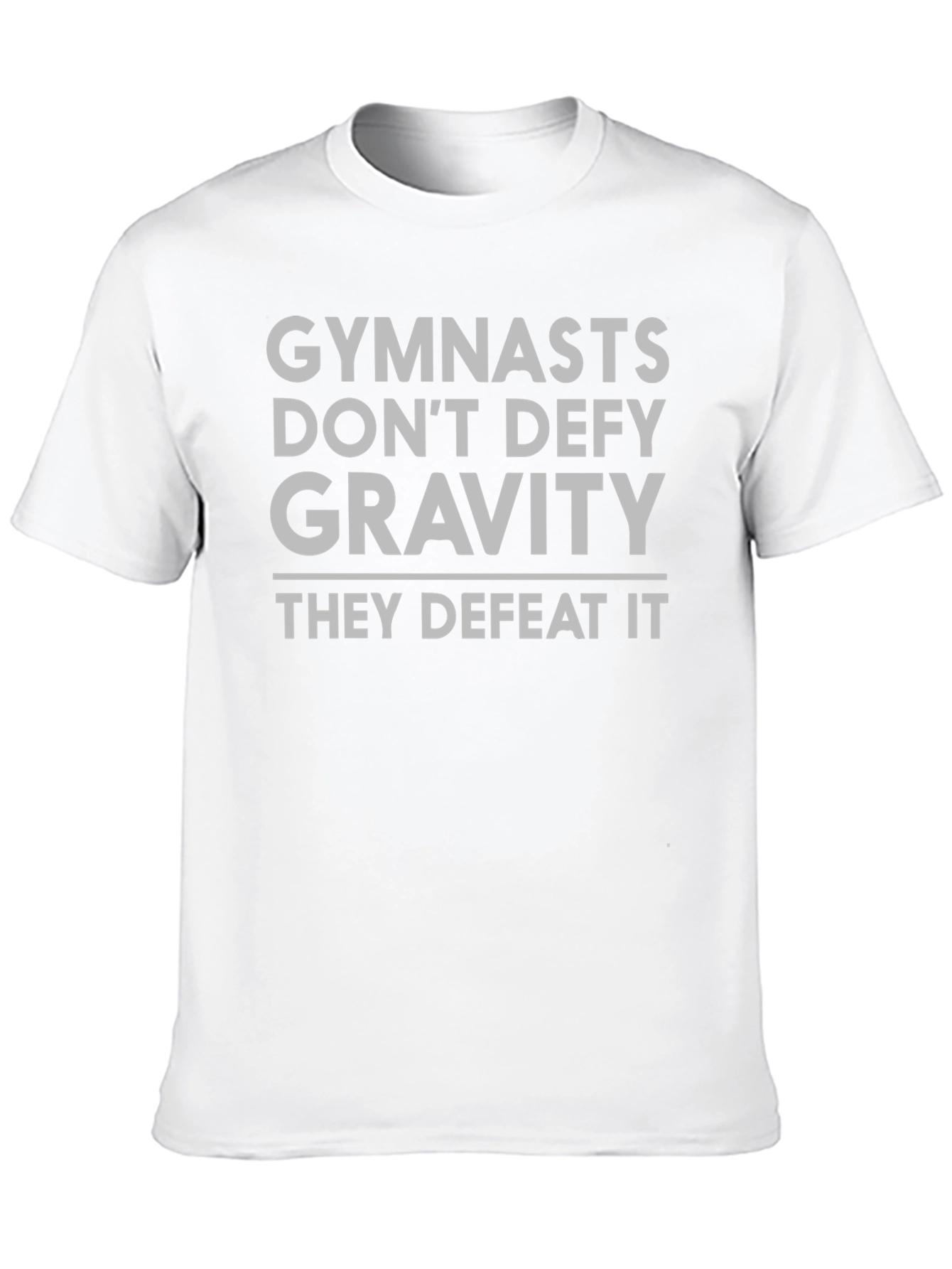 Gymnasts Defeat Gravity Black Graphic Tee