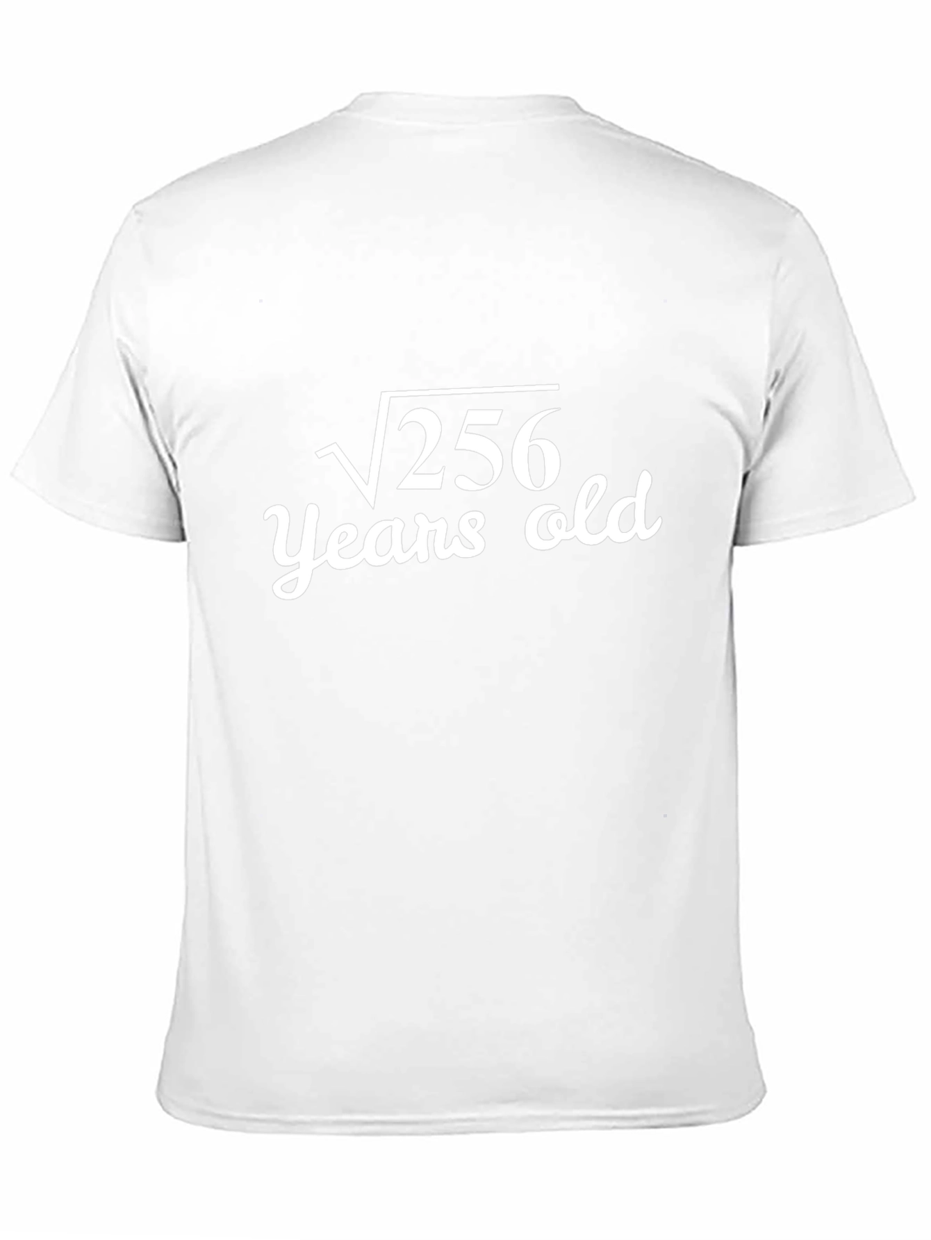 Funny Math Birthday T-Shirt - Square Root 256