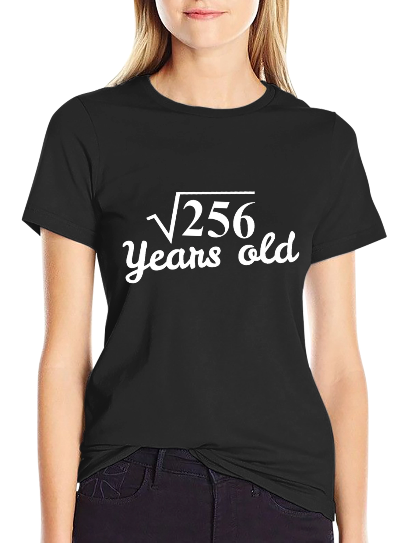 Funny Math Birthday T-Shirt - Square Root 256