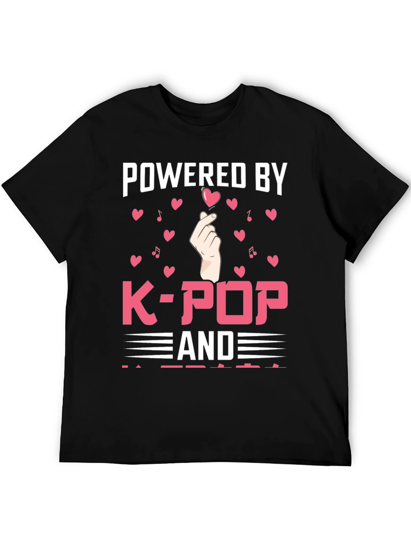 Powered by K-Pop T-Shirt: Trendy Graphic Tee
