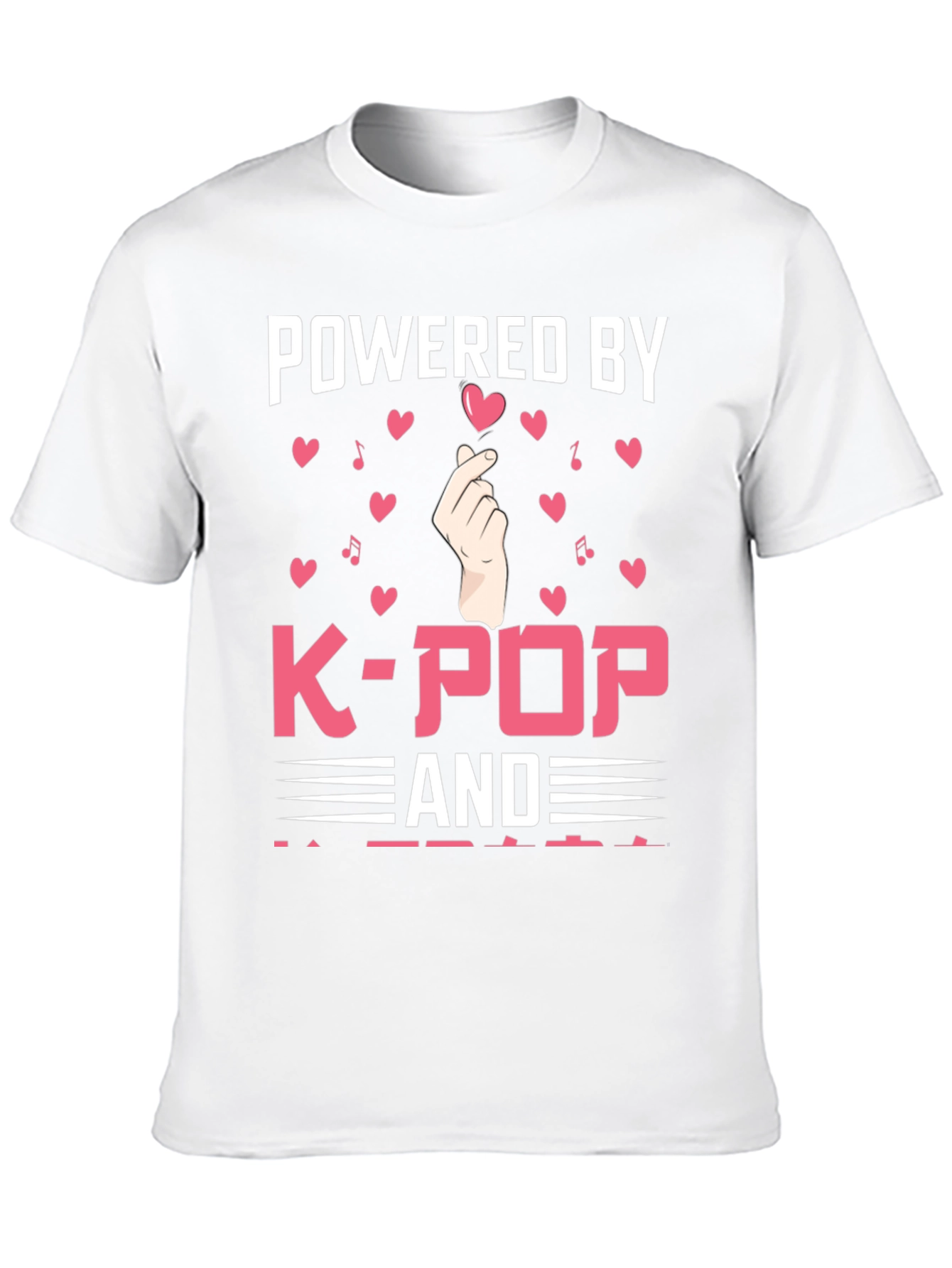 Powered by K-Pop T-Shirt: Trendy Graphic Tee