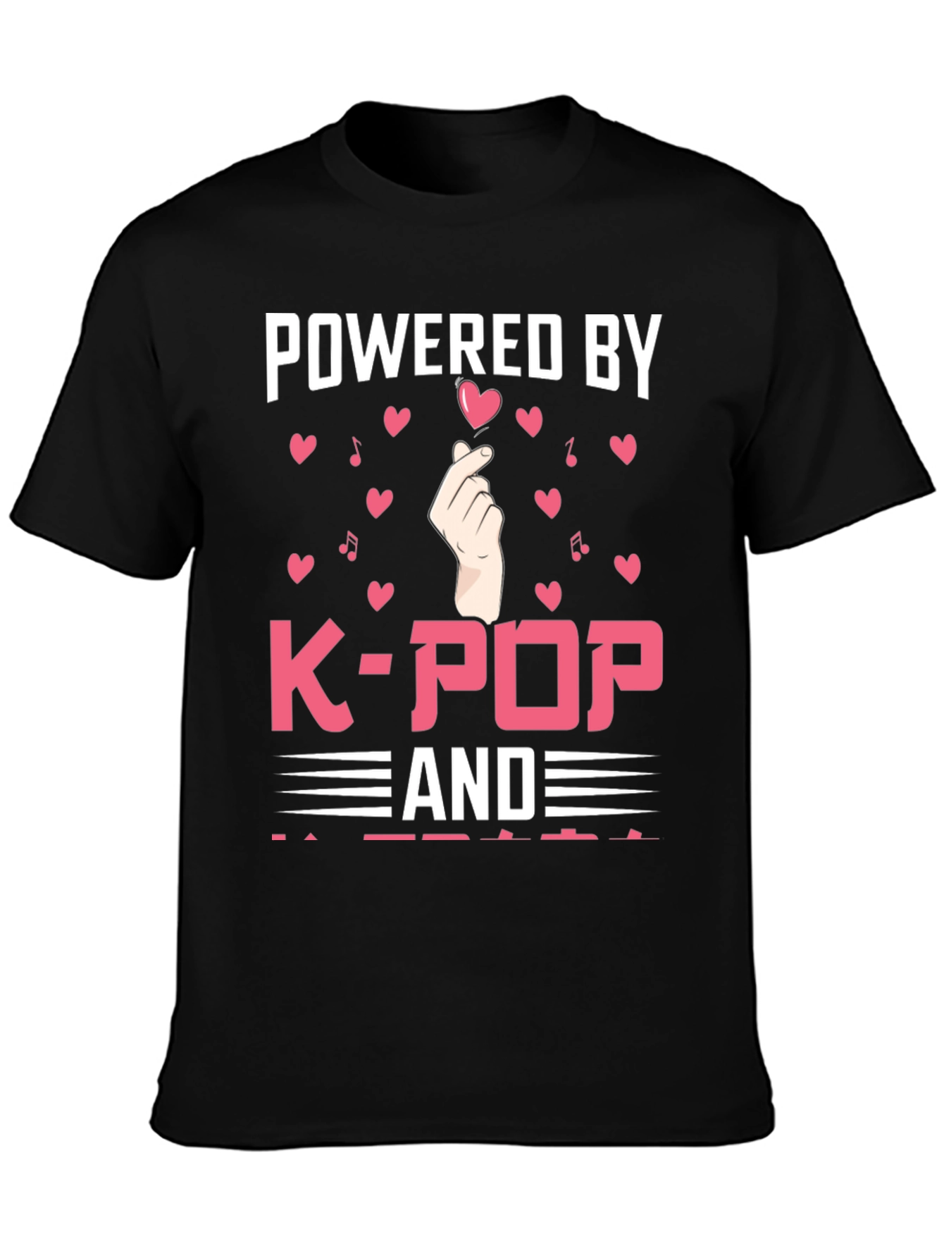 Powered by K-Pop T-Shirt: Trendy Graphic Tee