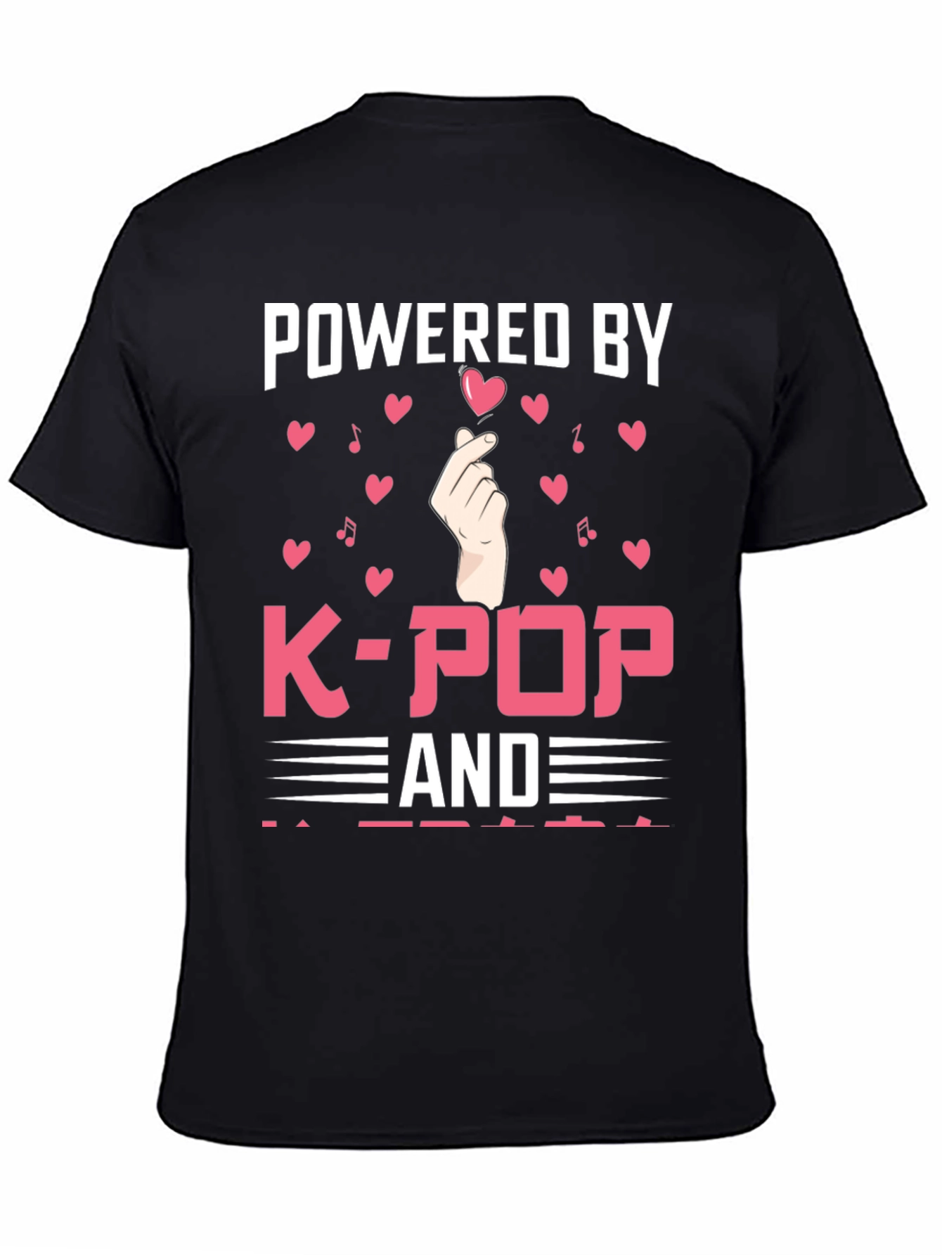 Powered by K-Pop T-Shirt: Trendy Graphic Tee