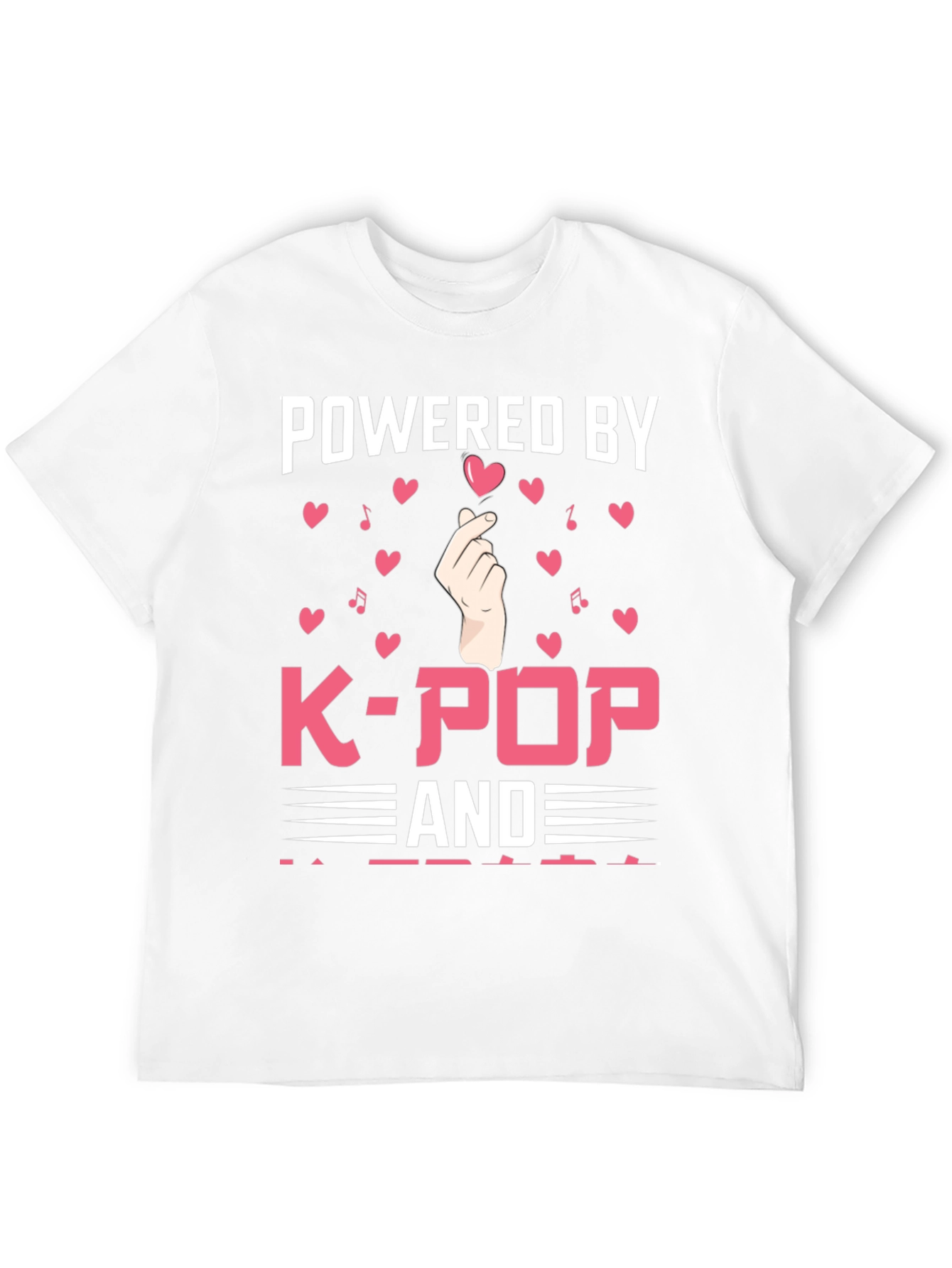 Powered by K-Pop T-Shirt: Trendy Graphic Tee