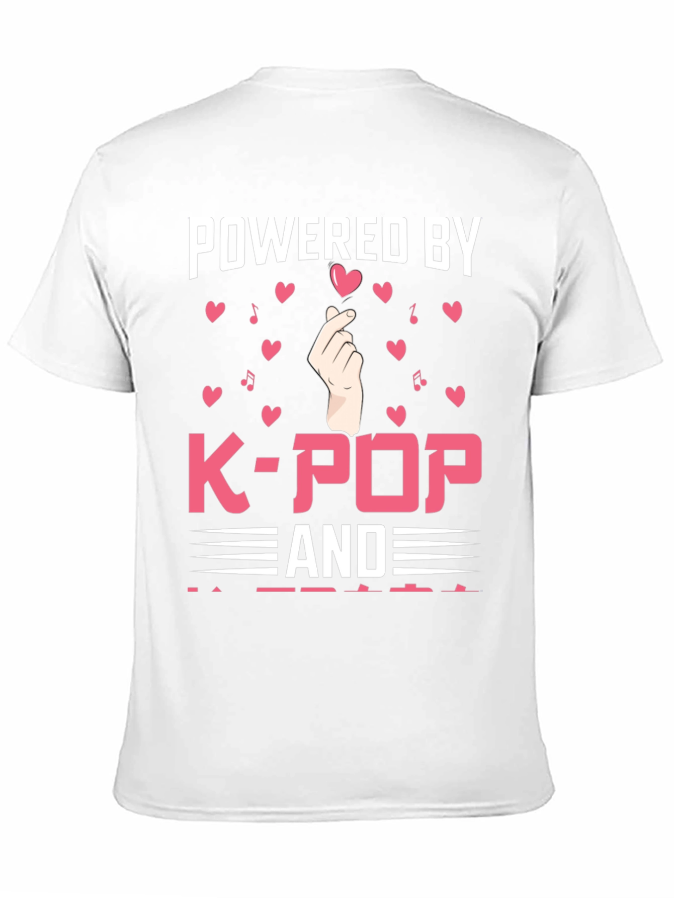 Powered by K-Pop T-Shirt: Trendy Graphic Tee