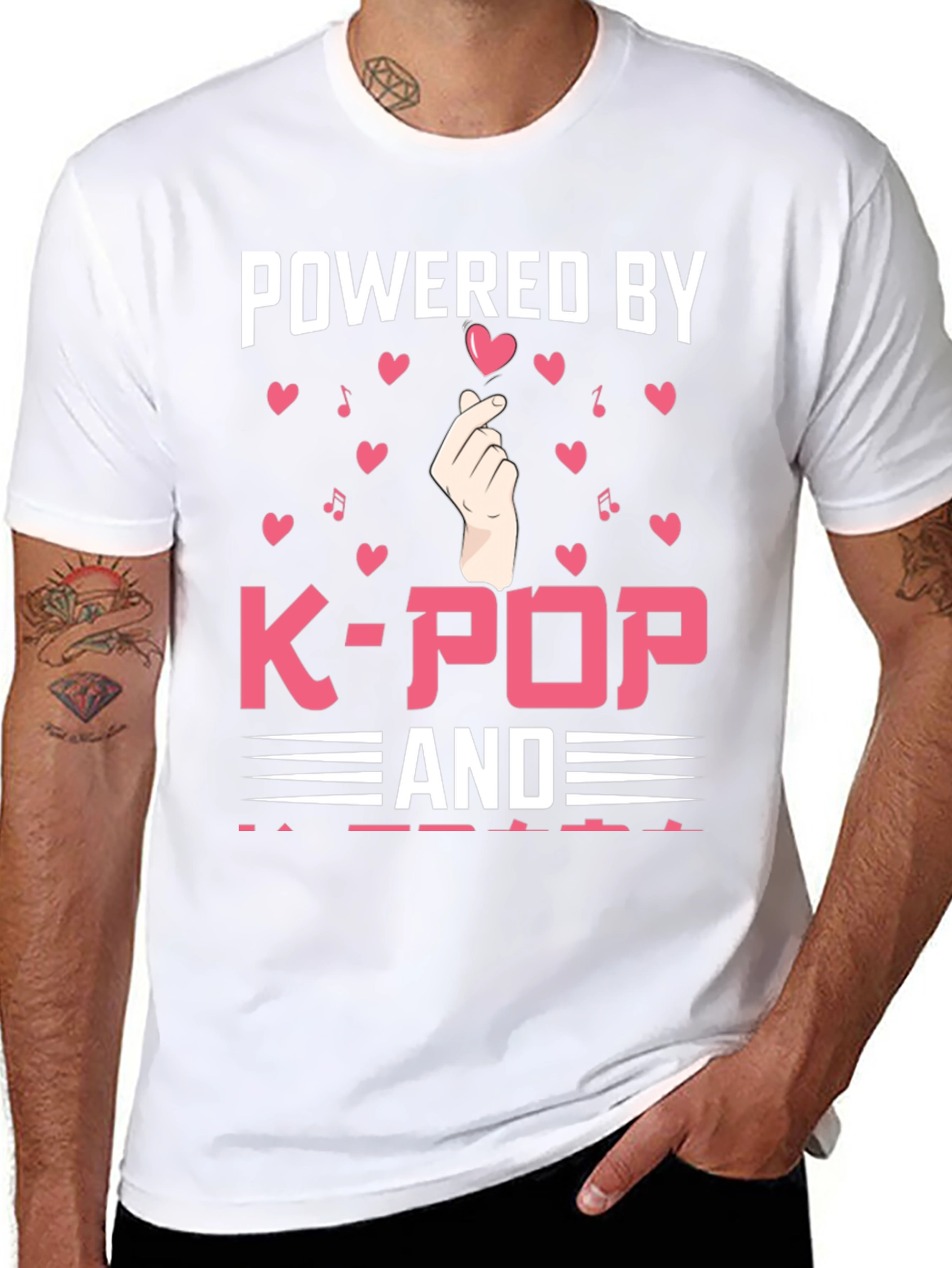Powered by K-Pop T-Shirt: Trendy Graphic Tee