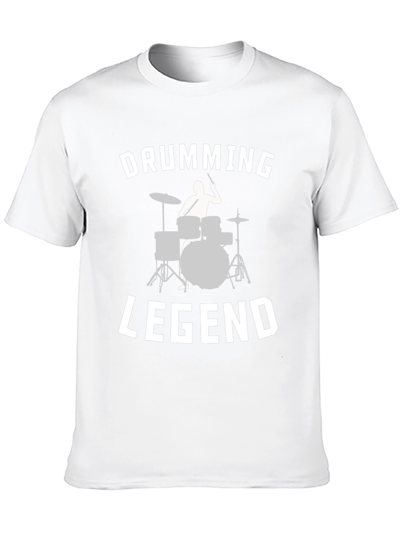 Drumming Legend Graphic Tee - Music Lover Shirt