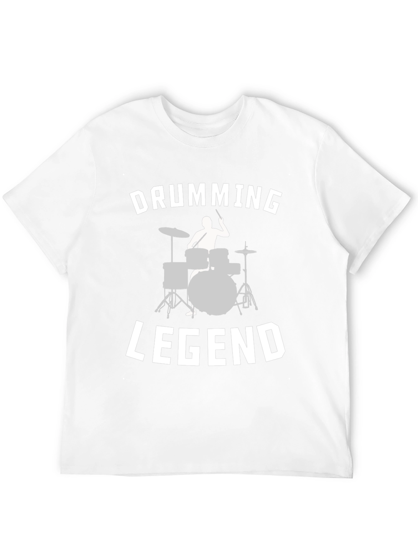 Drumming Legend Graphic Tee - Music Lover Shirt