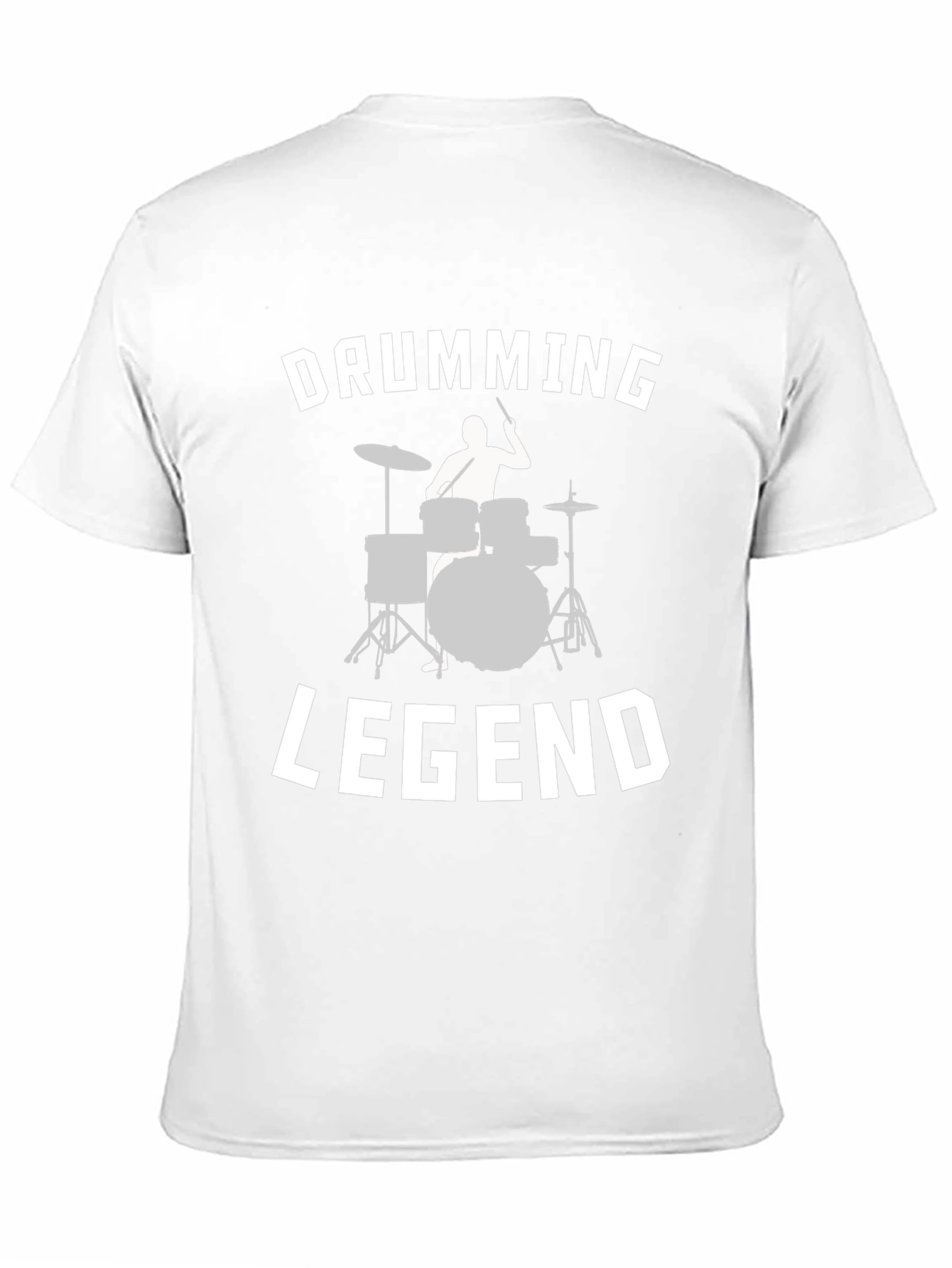 Drumming Legend Graphic Tee - Music Lover Shirt