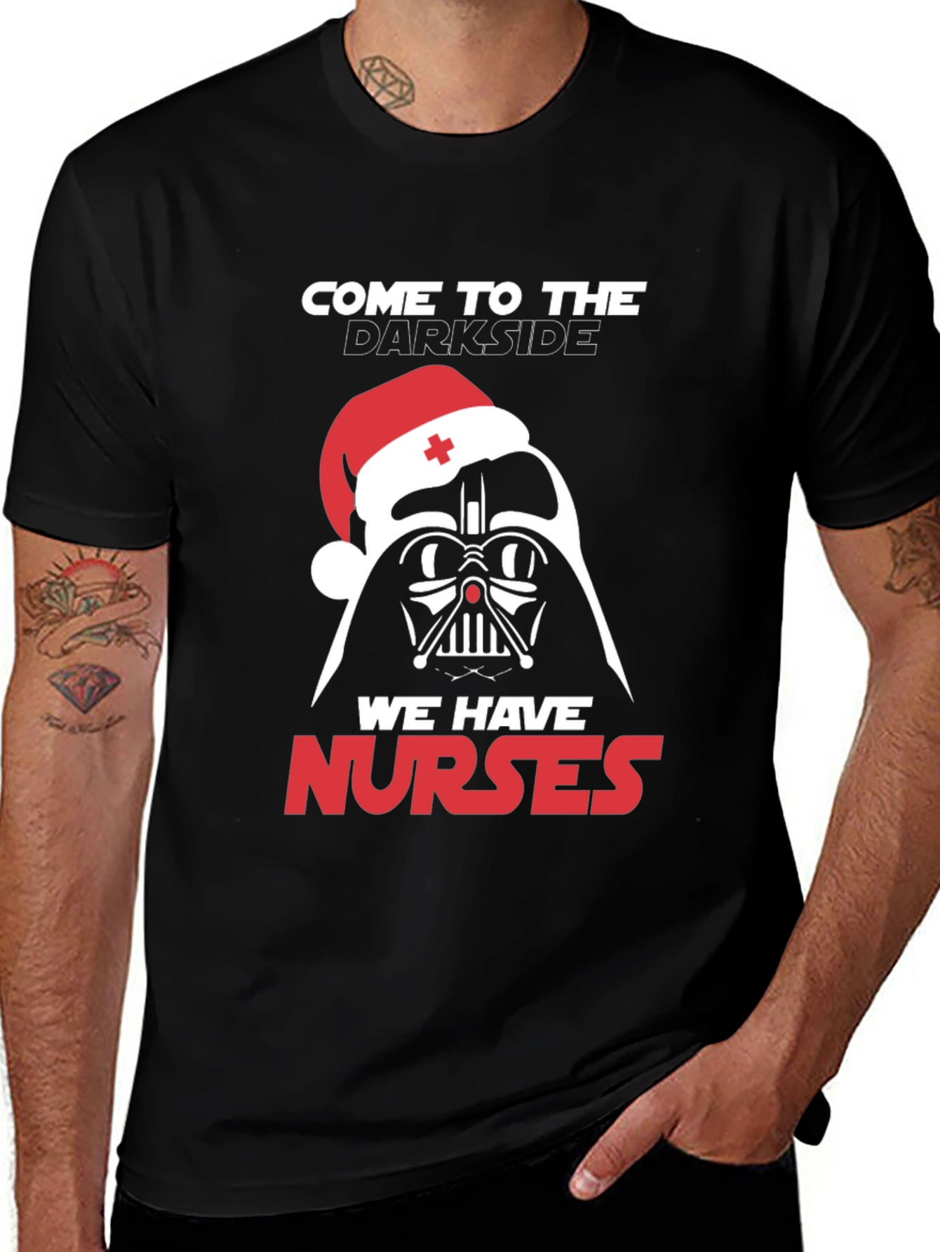 Dark Side Nurses Graphic T-Shirt